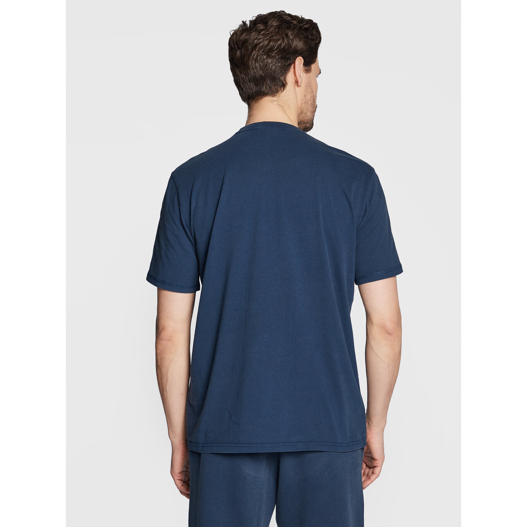 Champion Tricou Ice-Dyed 217897 Bleumarin Regular Fit - Pled.ro