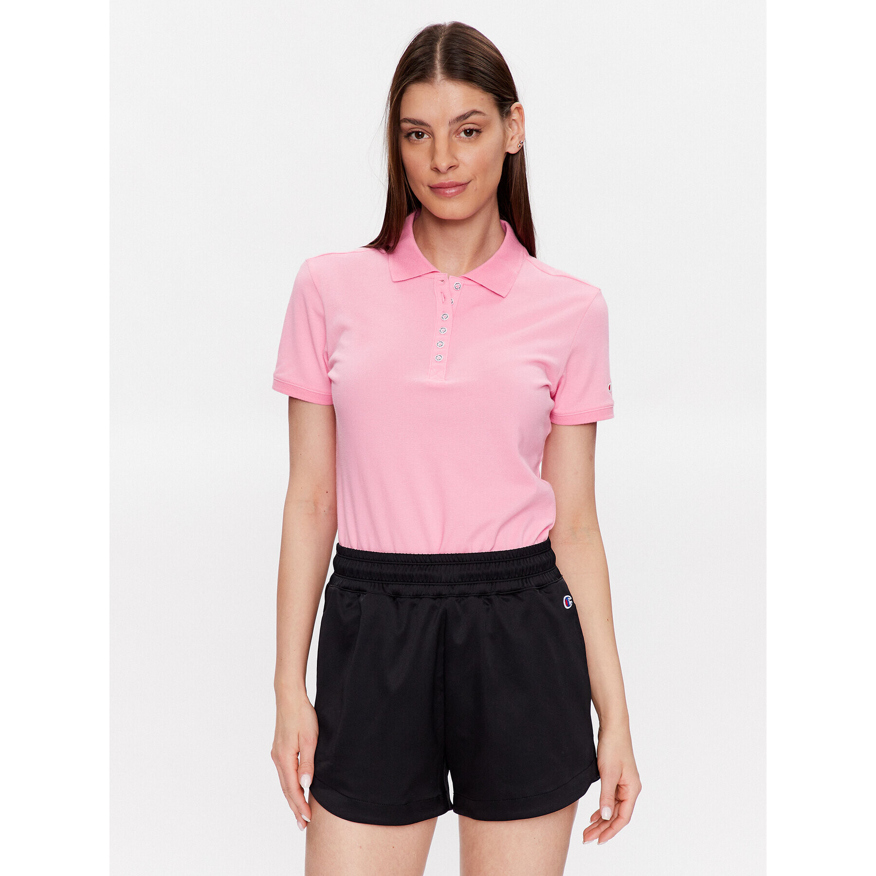 Champion Tricou polo 114918 Roz Regular Fit - Pled.ro