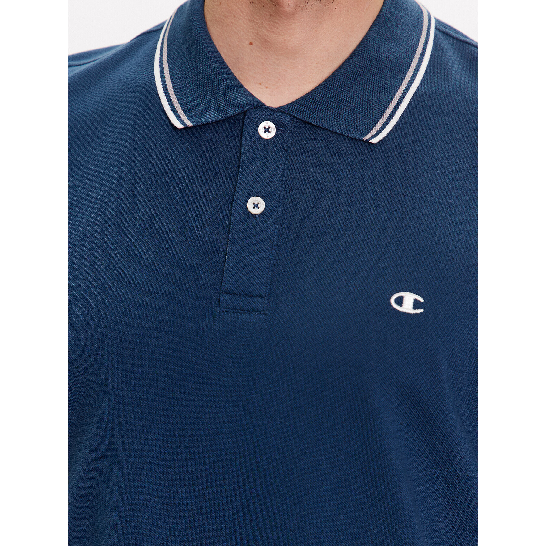 Champion Tricou polo 218755 Bleumarin Regular Fit - Pled.ro