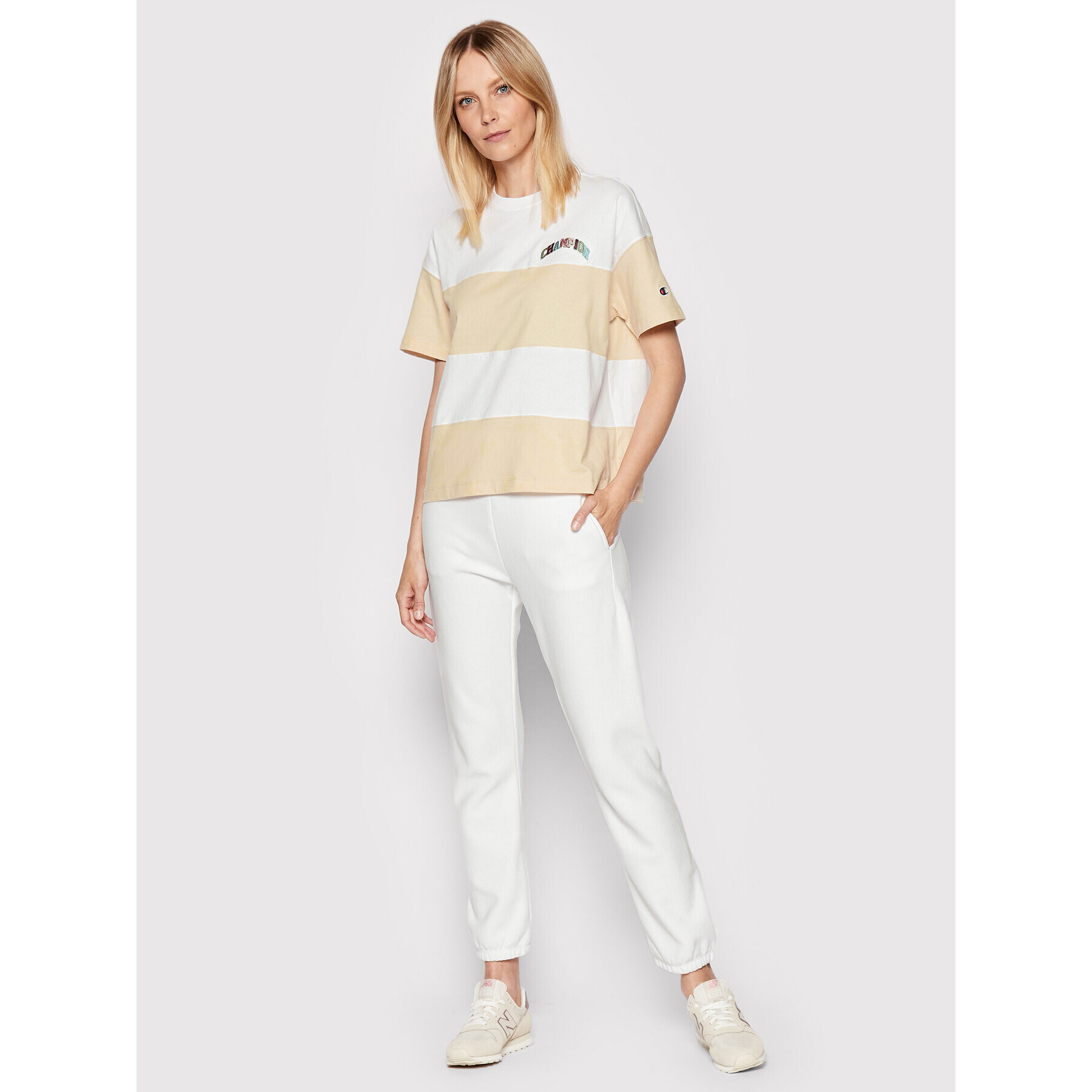 Champion Tricou Preppy Inspired 114968 Colorat Relaxed Fit - Pled.ro