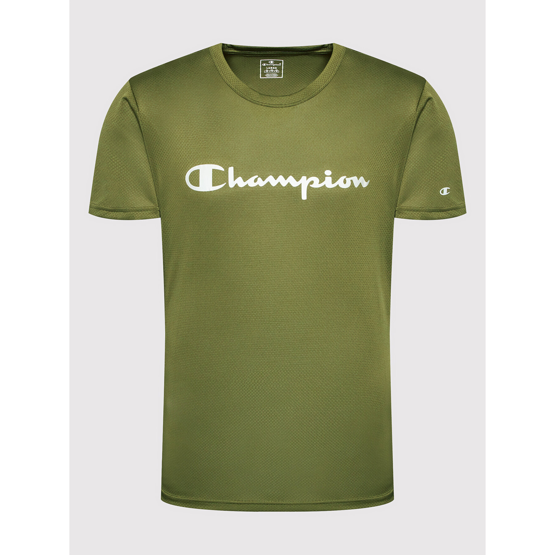 Champion Tricou tehnic 217090 Verde Athletic Fit - Pled.ro