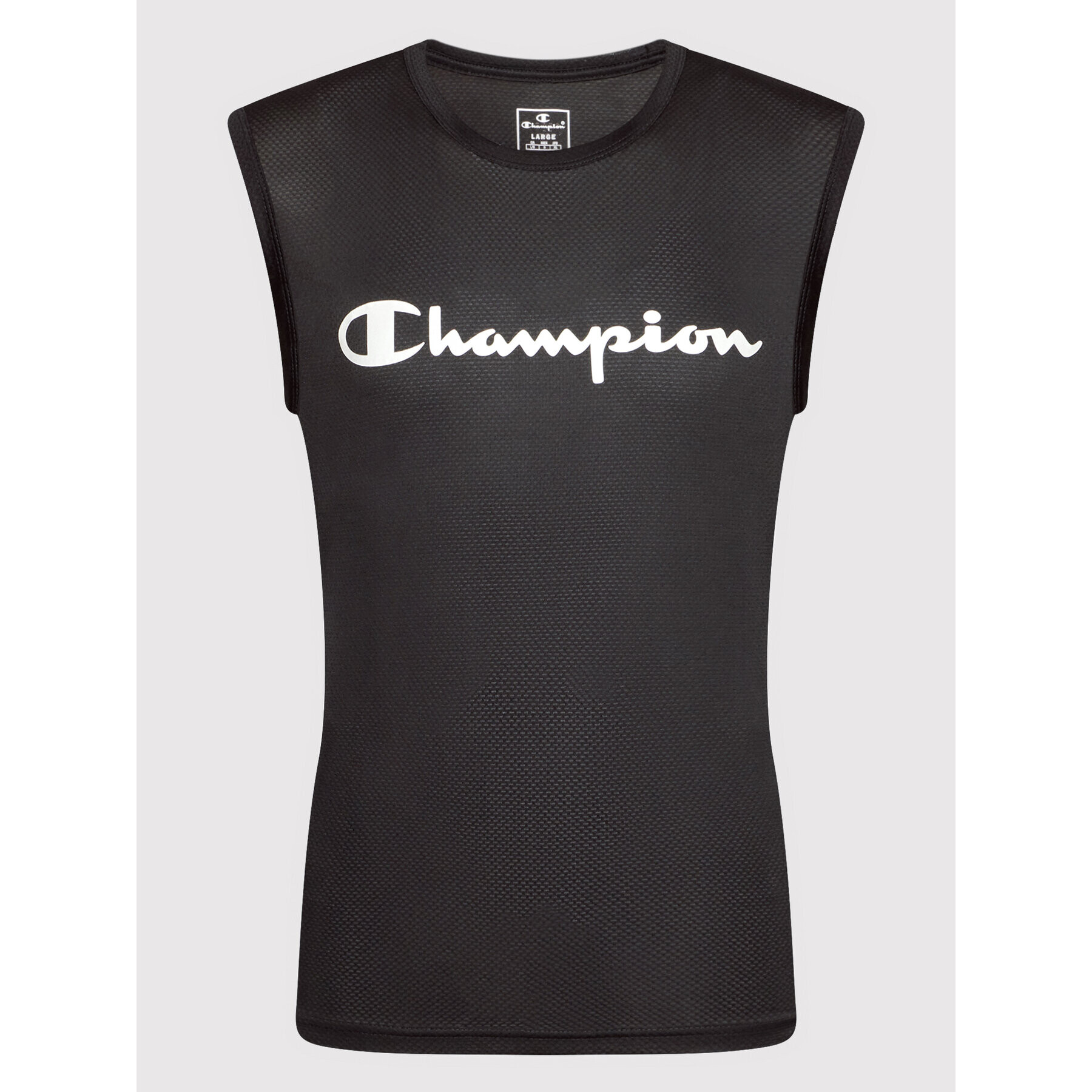 Champion Tricou tehnic 217091 Negru Athletic Fit - Pled.ro