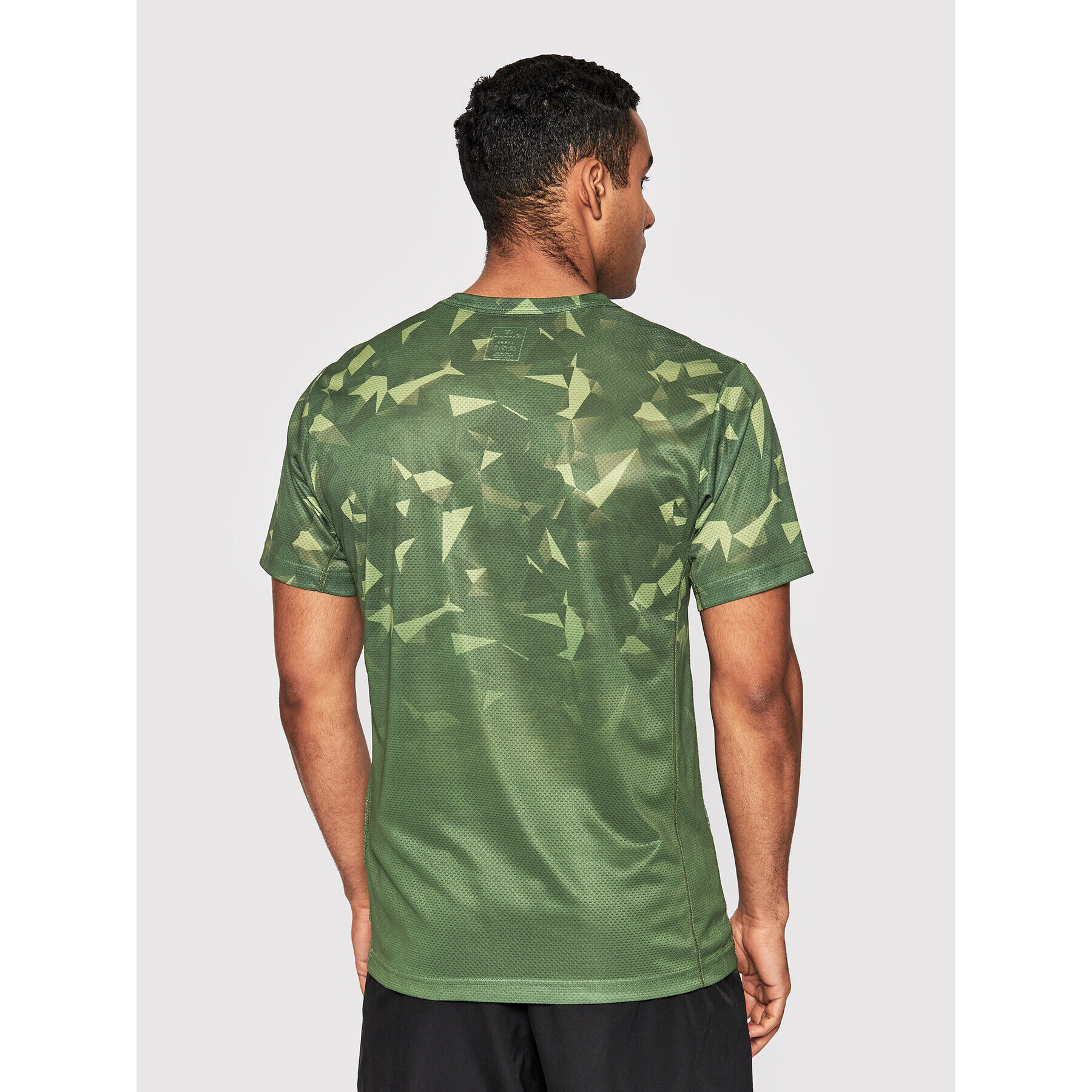 Champion Tricou tehnic 217093 Verde Athletic Fit - Pled.ro