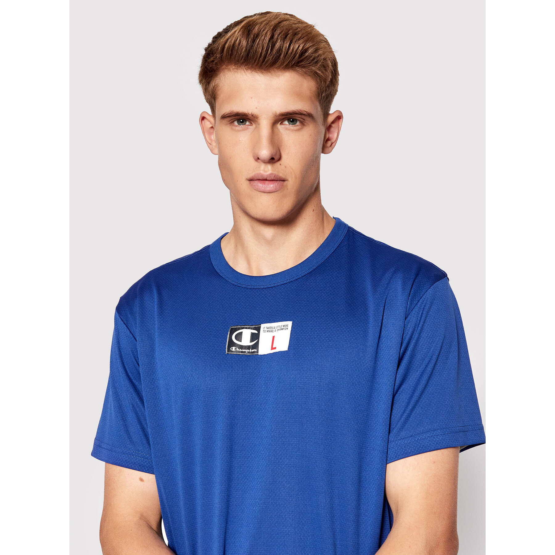 Champion Tricou tehnic Reversible 217127 Gri Athletic Fit - Pled.ro