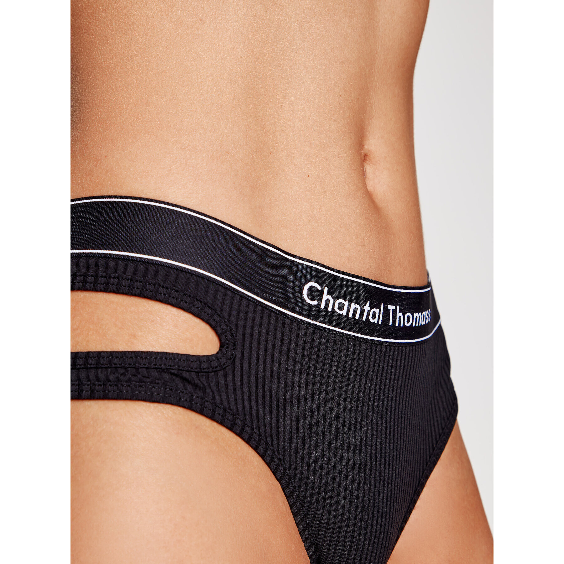 Chantal Thomass Chilot tanga Honore T05C80 Negru - Pled.ro