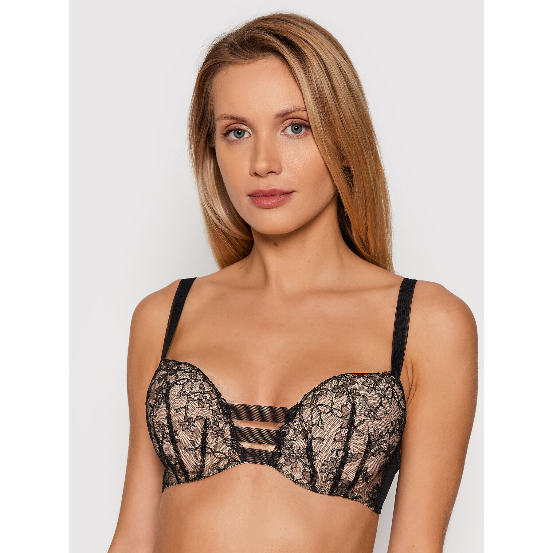 Chantal Thomass Sutien Push-up Unveil T02E20 Negru - Pled.ro