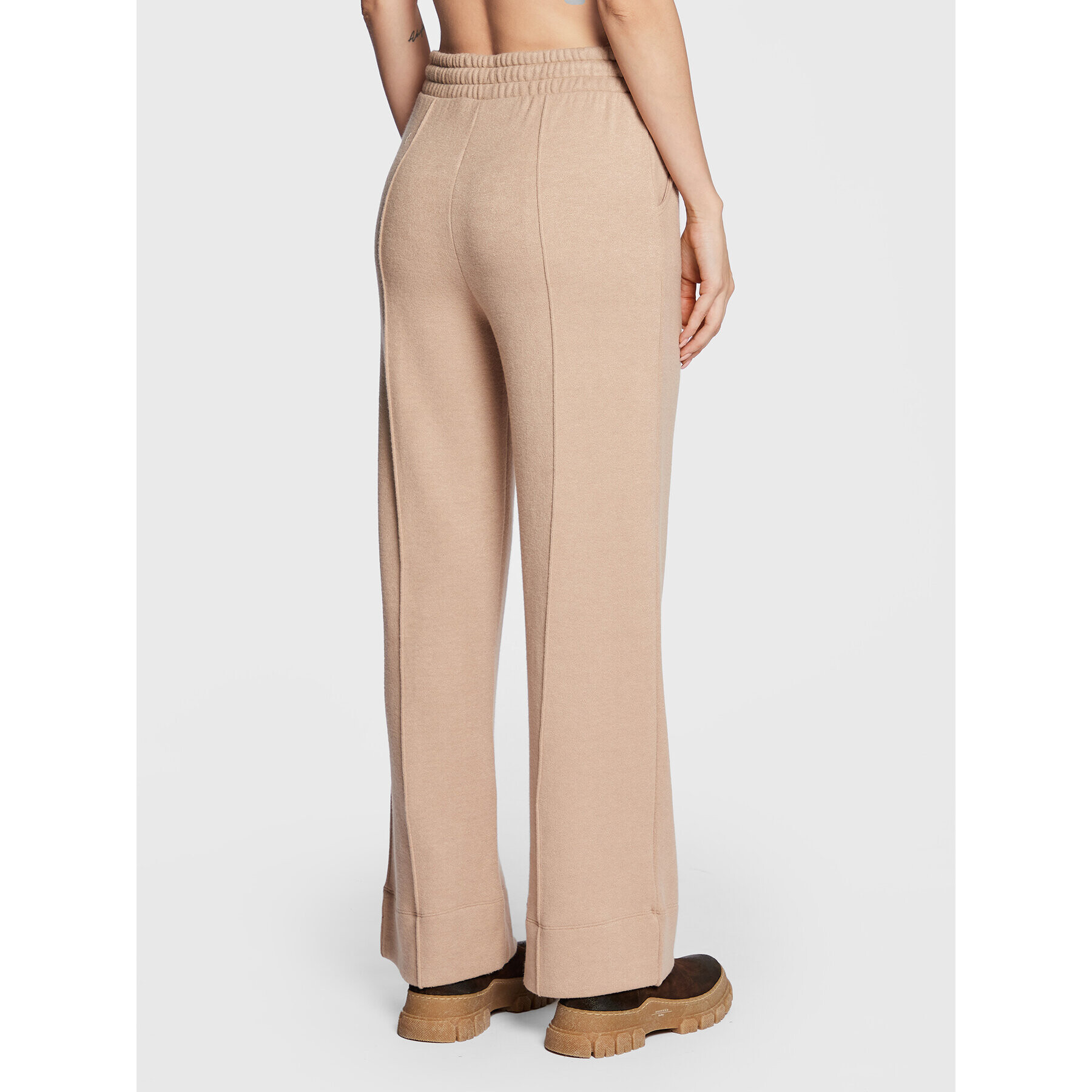 Chantelle Pantaloni tricotați Agate CA3570 Bej Relaxed Fit - Pled.ro