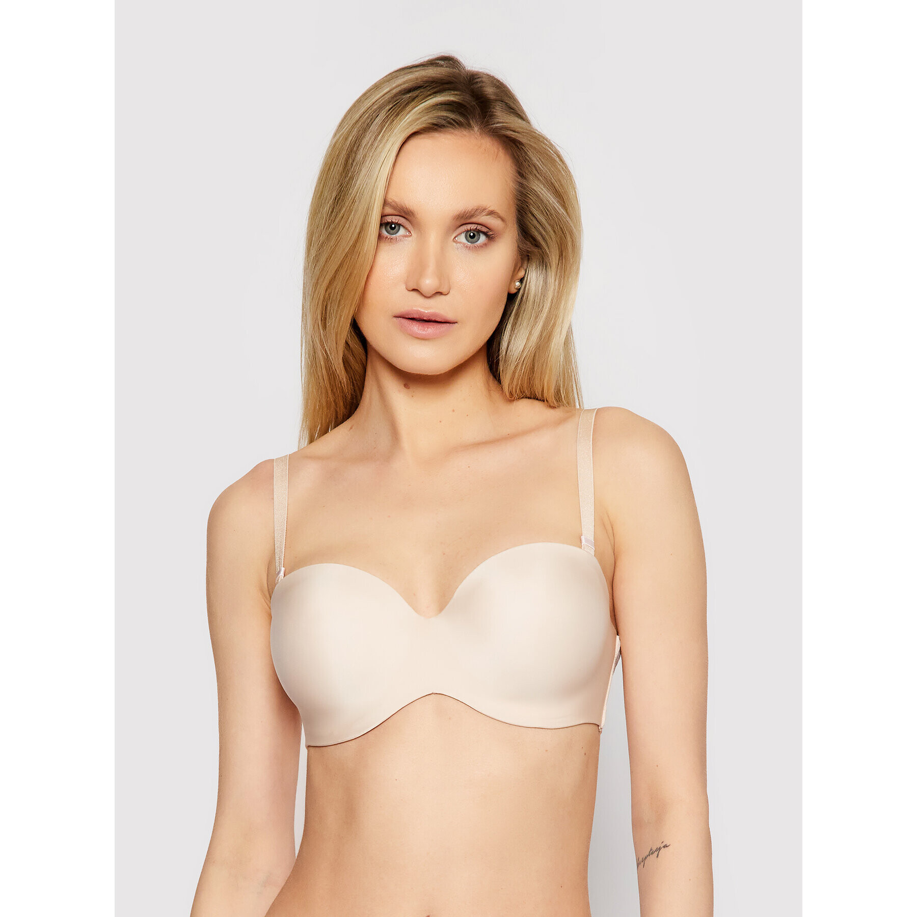 Chantelle Sutien Bardot Absolute Invisible C29250 Bej - Pled.ro