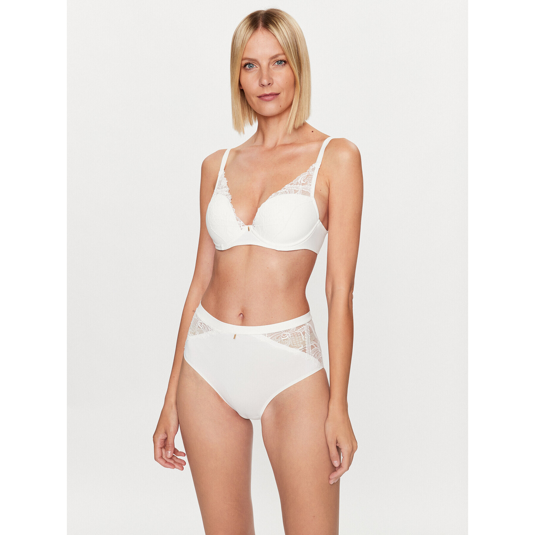 Chantelle Sutien cu armătură Orangerie C17Q20 Alb - Pled.ro