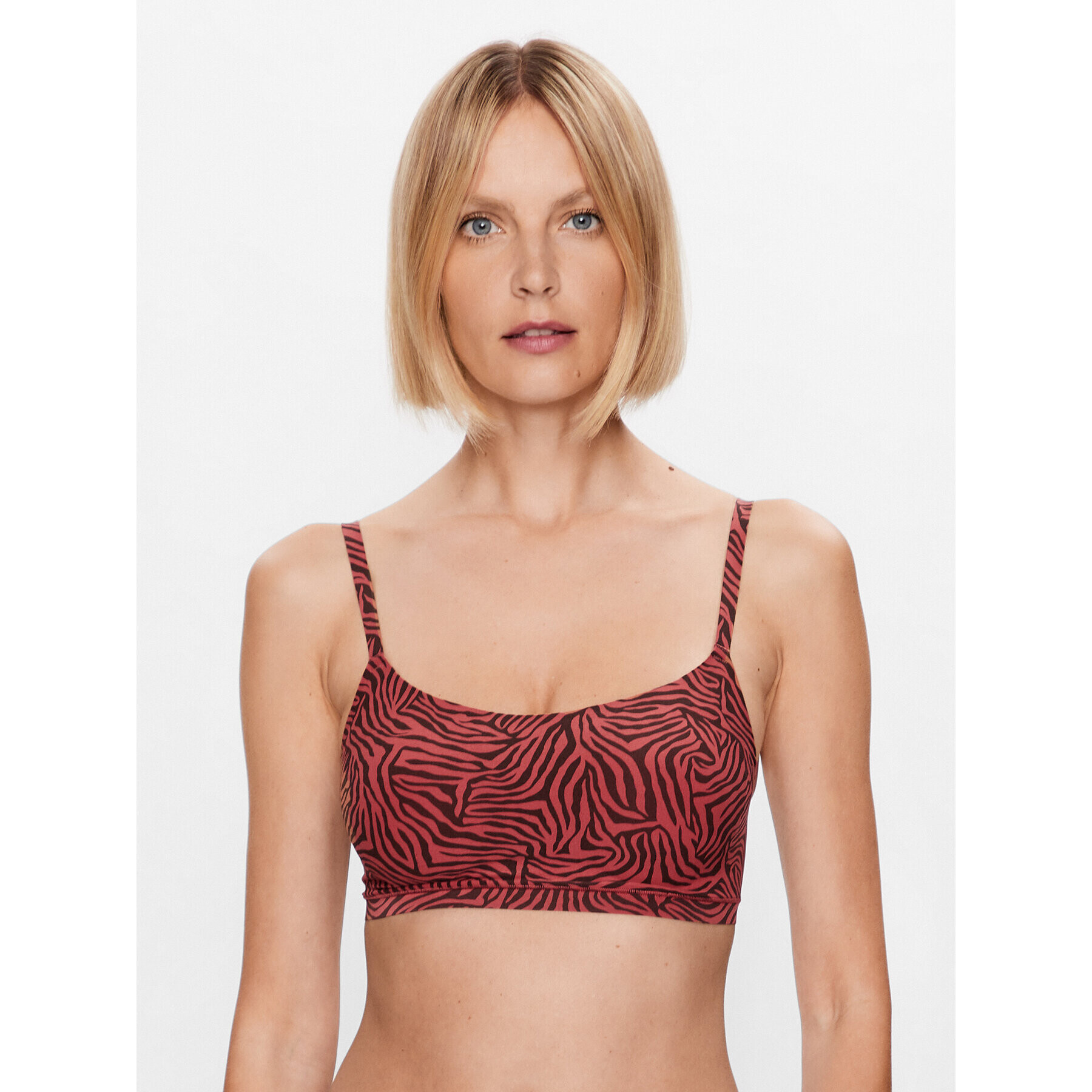 Chantelle Sutien top Soft Stretch C11D20 Roșu - Pled.ro