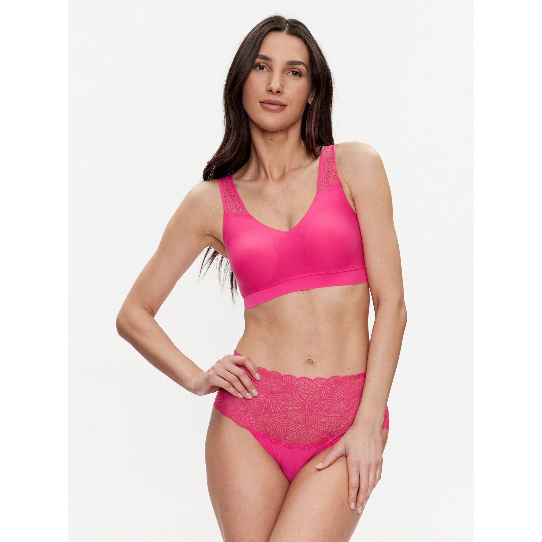 Chantelle Sutien top Soft Stretch C11G10 Roz - Pled.ro