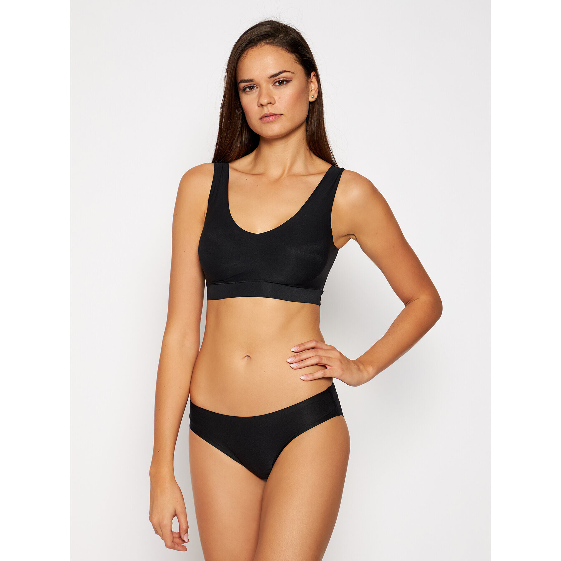 Chantelle Sutien top Soft Stretch C16A10 Negru - Pled.ro