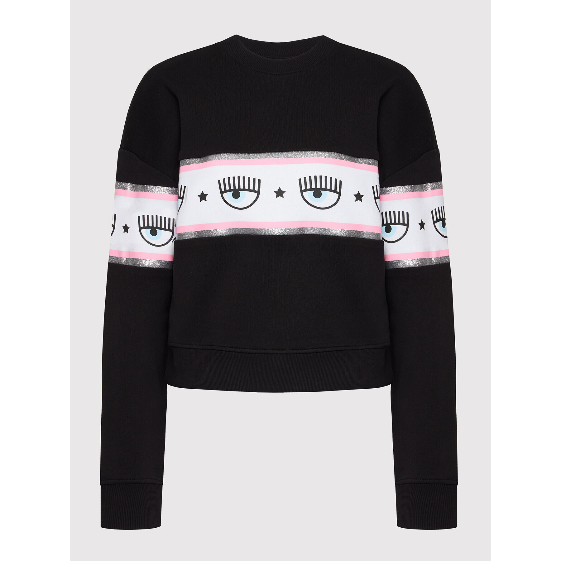 Chiara Ferragni Bluză 72CBIT05 Negru Regular Fit - Pled.ro