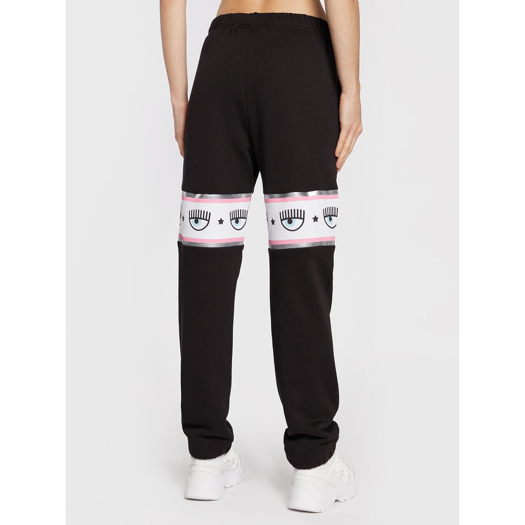 Chiara Ferragni Pantaloni trening 73CBAT03 Negru Jogger Fit - Pled.ro