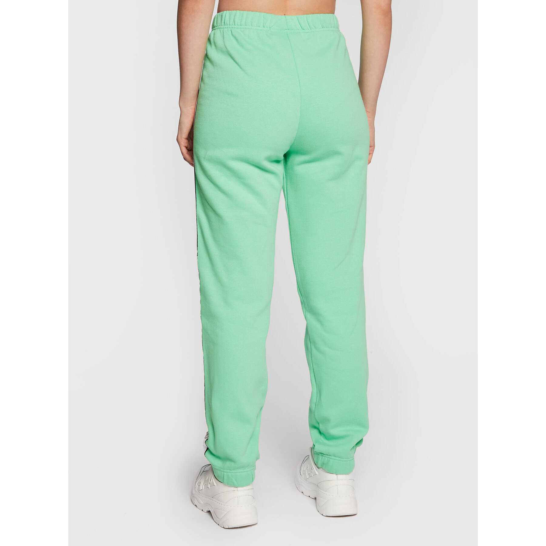 Chiara Ferragni Pantaloni trening 73CBAT07 Verde Relaxed Fit - Pled.ro