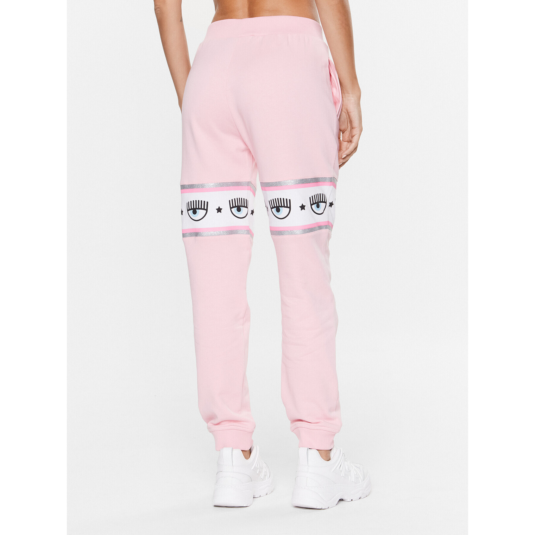 Chiara Ferragni Pantaloni trening 74CBAF01 Roz Regular Fit - Pled.ro