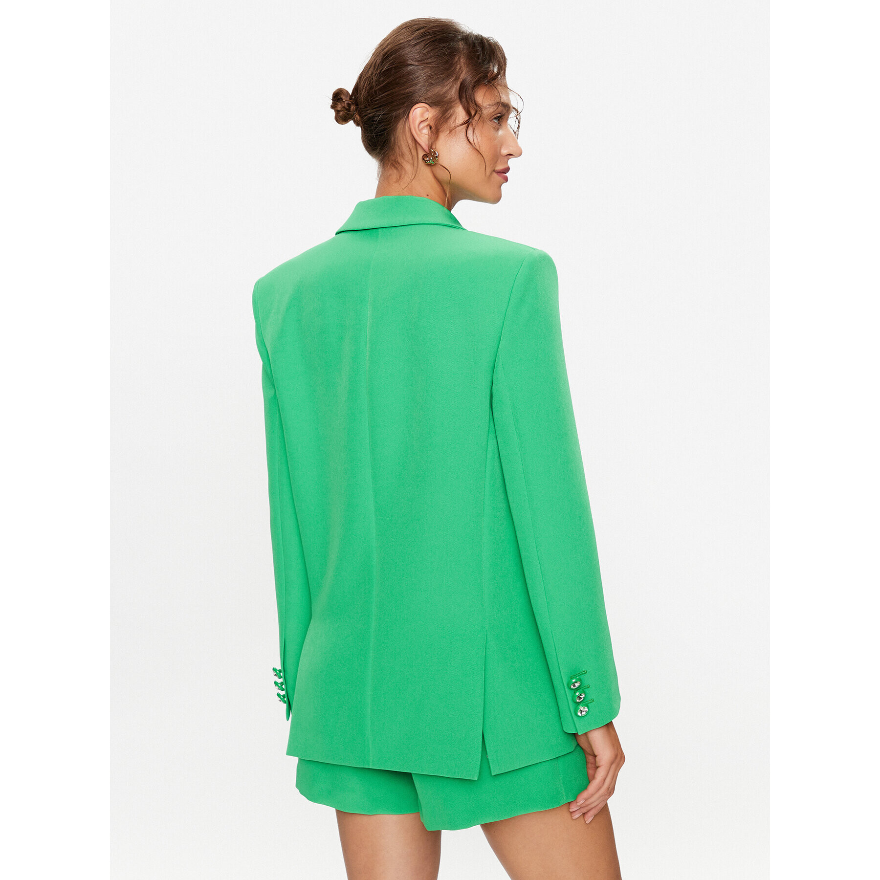 Chiara Ferragni Sacou 74CBQ711 Verde Regular Fit - Pled.ro