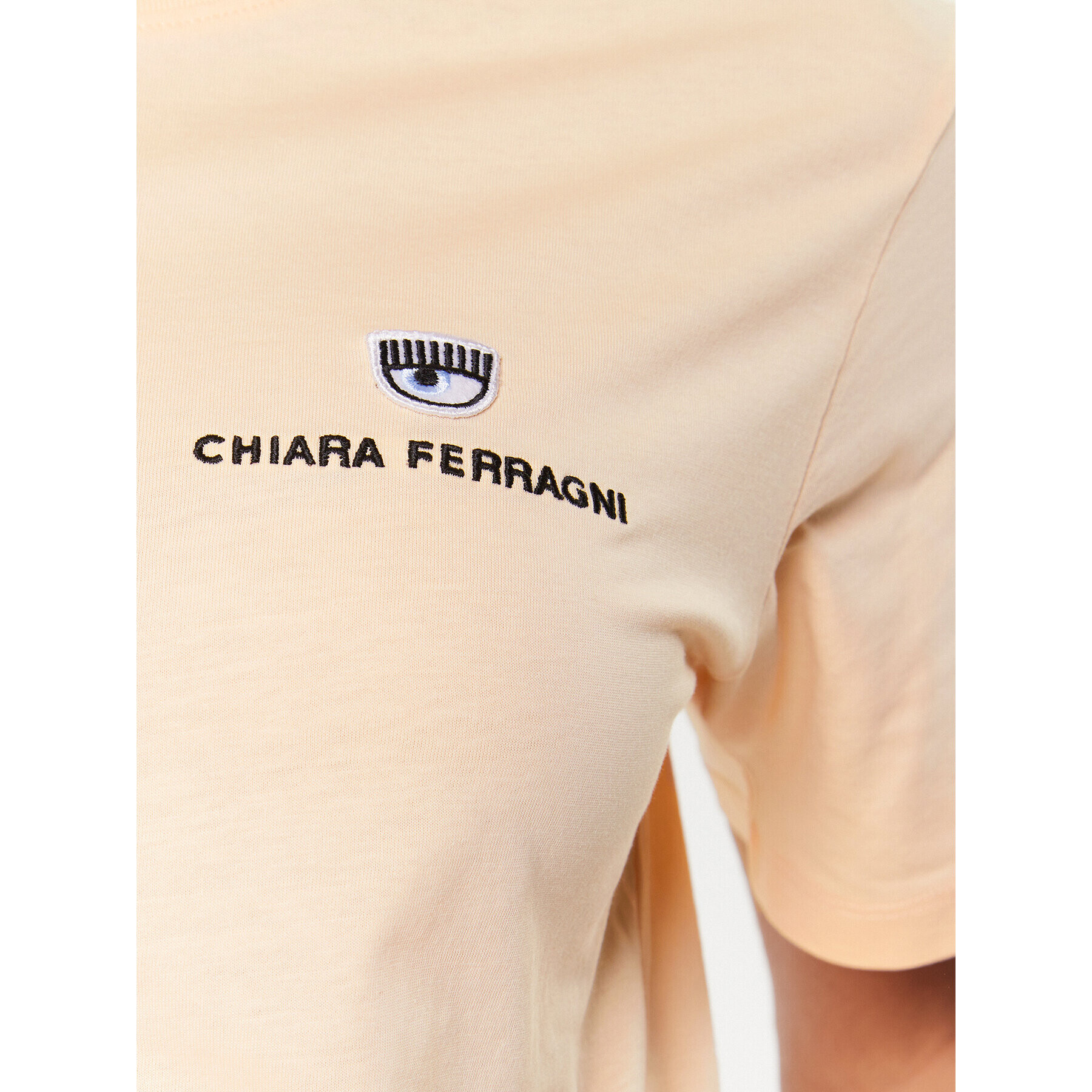 Chiara Ferragni Tricou 74CBHT04 Portocaliu Regular Fit - Pled.ro