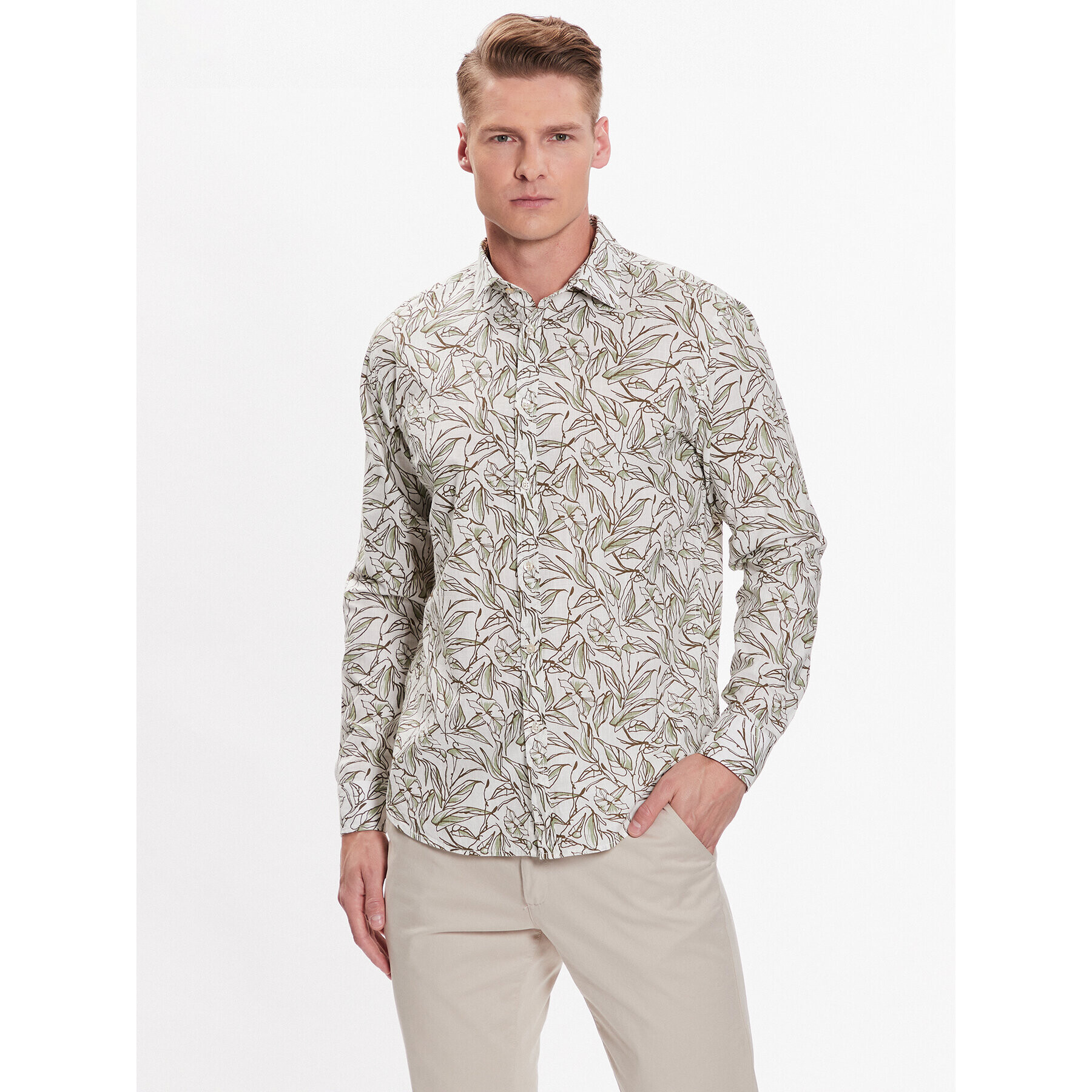 CINQUE Cămașă Cispuky 2330 Colorat Slim Fit - Pled.ro