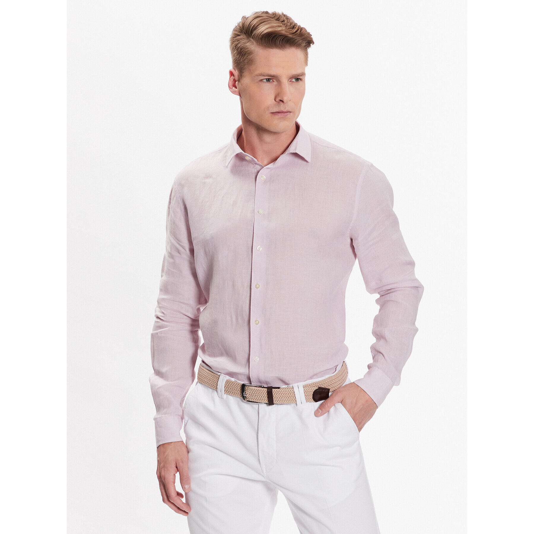 CINQUE Cămașă Cisteven 2345 Roz Regular Fit - Pled.ro