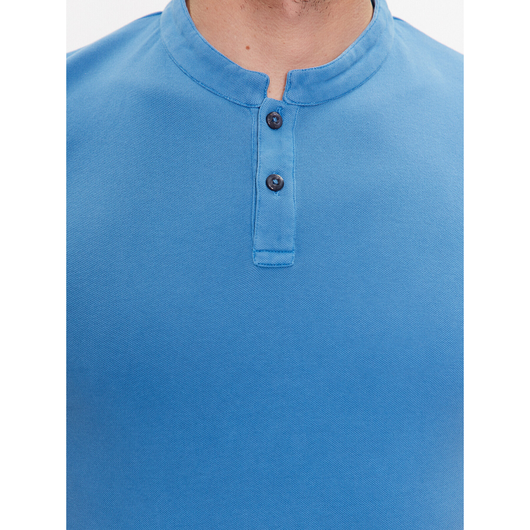 CINQUE Tricou polo Cilano 2935 Albastru Shaped Fit - Pled.ro