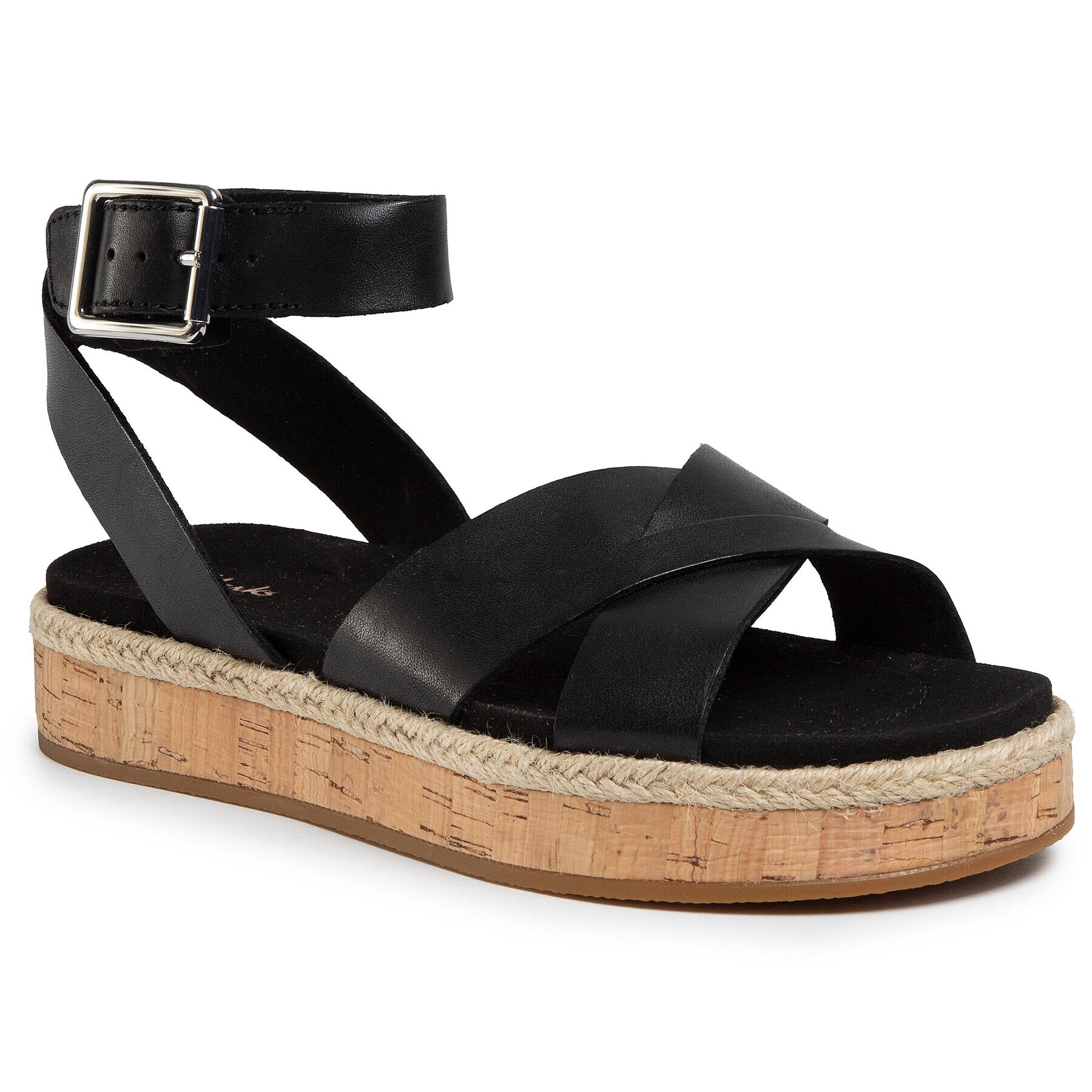 Clarks Espadrile Botanic Poppy 261504384 Negru - Pled.ro