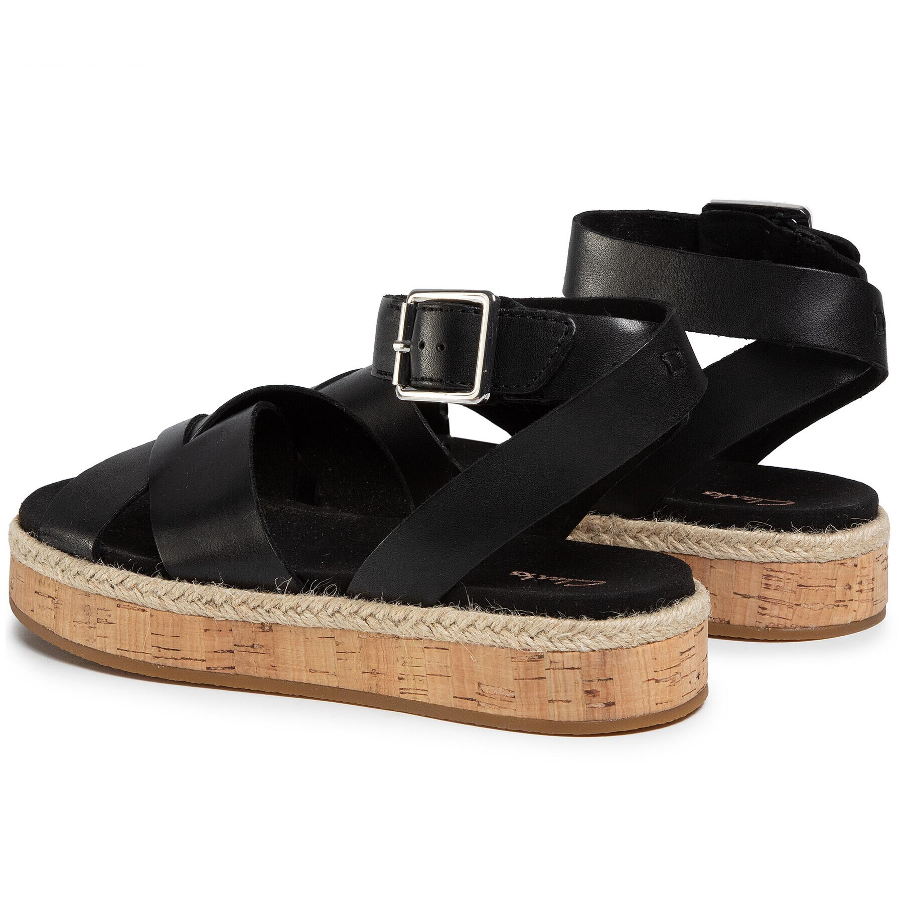 Clarks Espadrile Botanic Poppy 261504384 Negru - Pled.ro