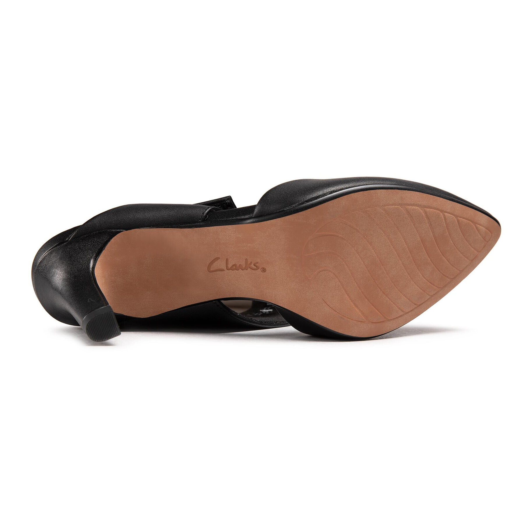 Clarks Șlapi Illeana Daisy 261582824 Negru - Pled.ro