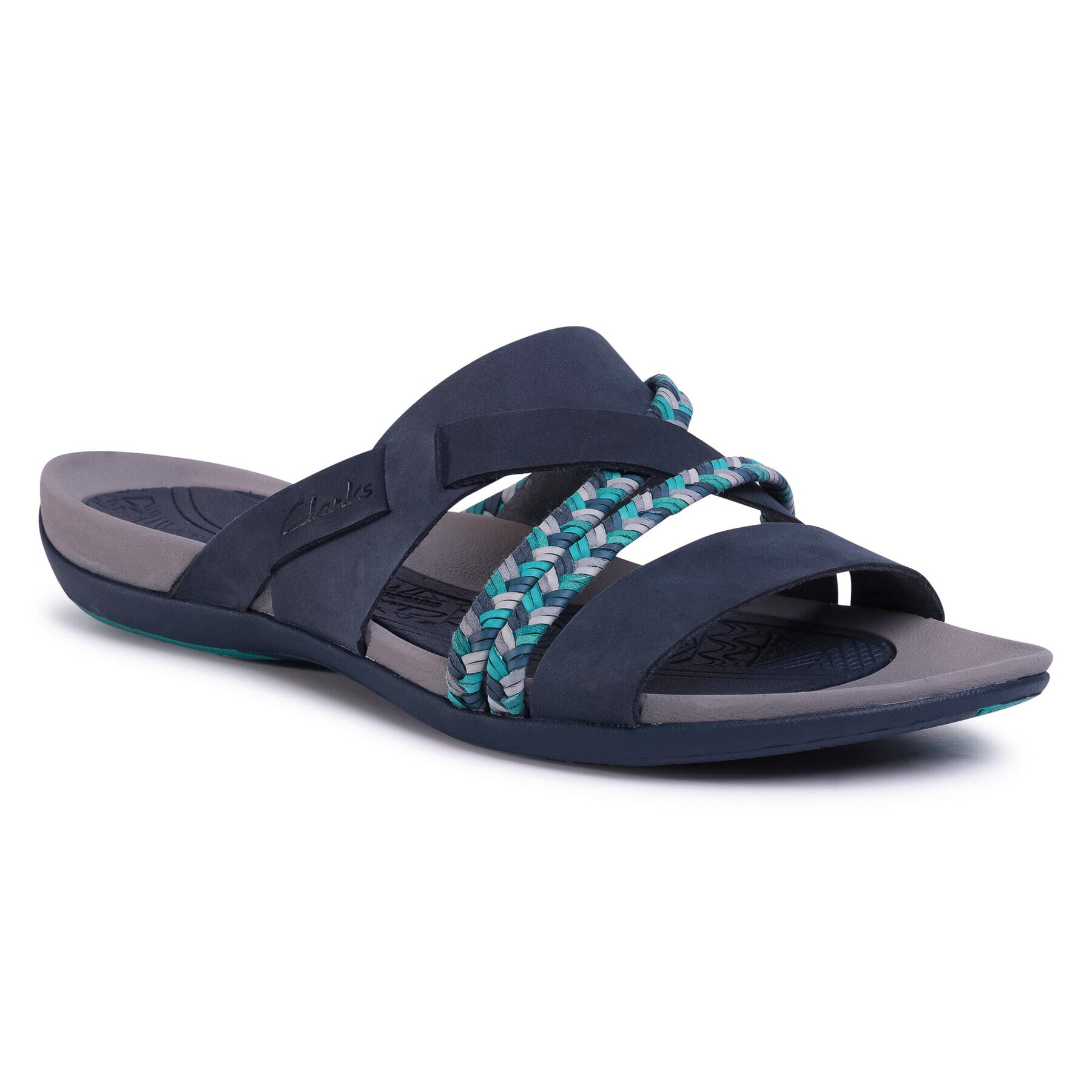 Clarks Șlapi Tealite Slide 261502864 Bleumarin - Pled.ro