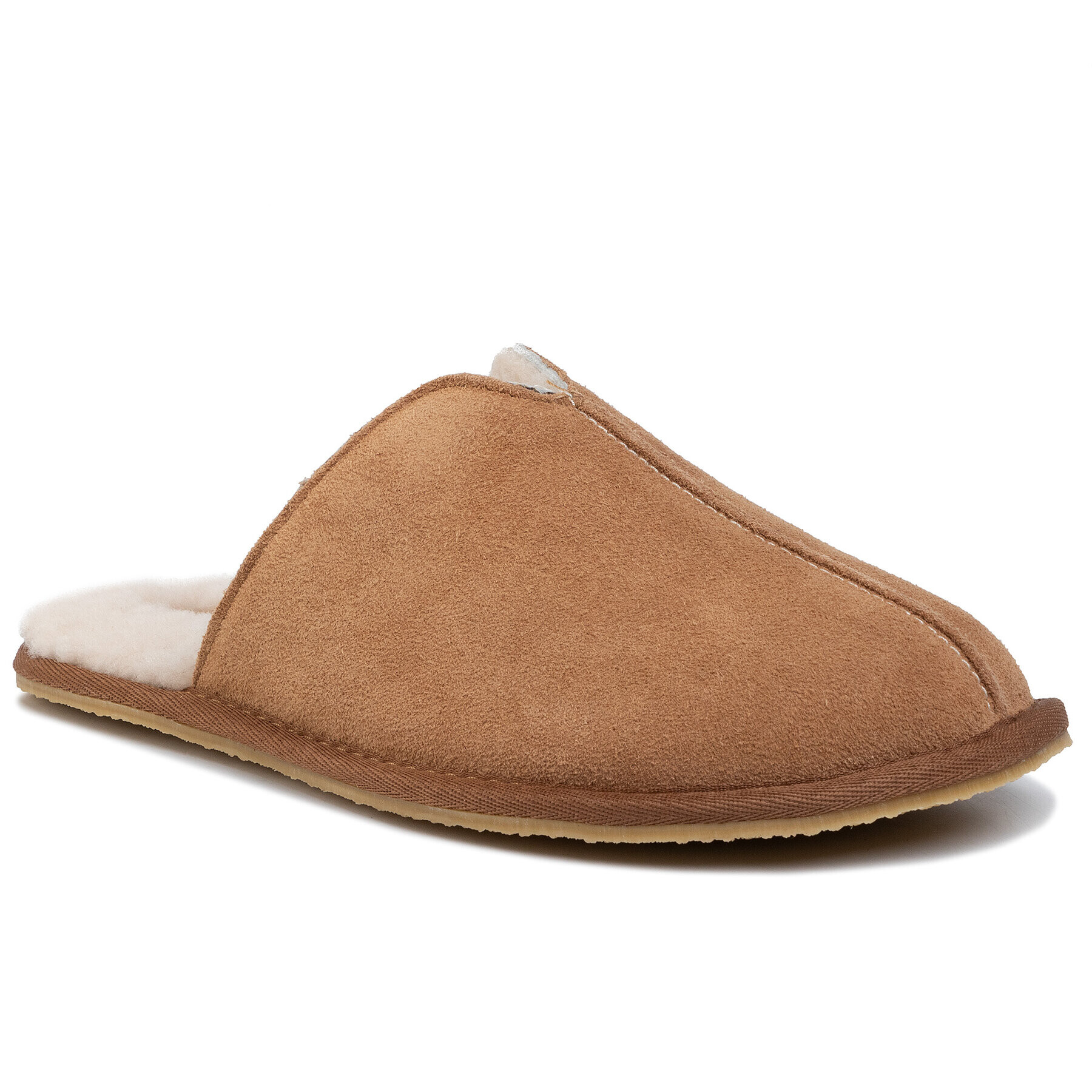 Clarks Papuci de casă Kite Seam 261447227 Maro - Pled.ro