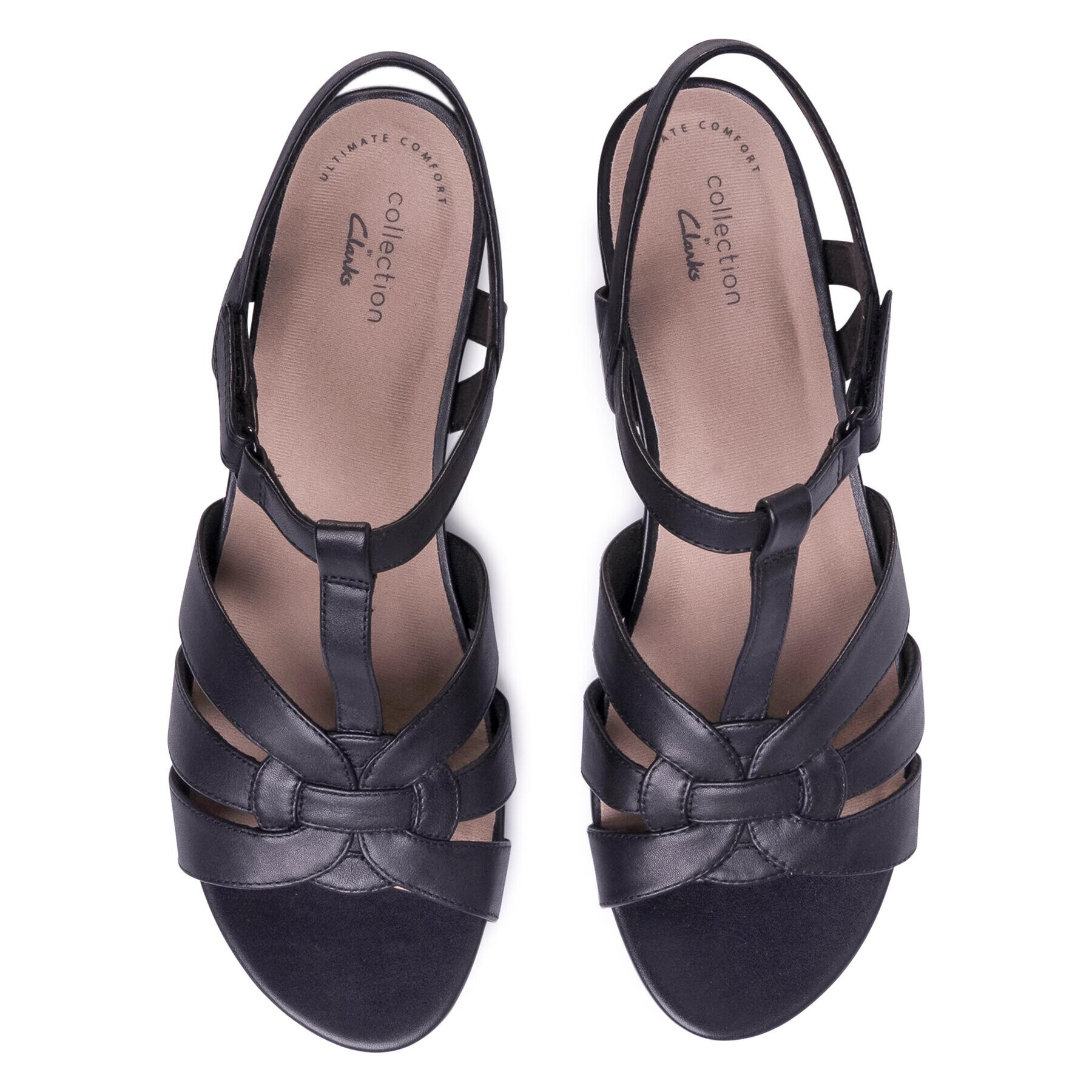 Clarks Sandale Abigail Daisy 261500804 Negru - Pled.ro