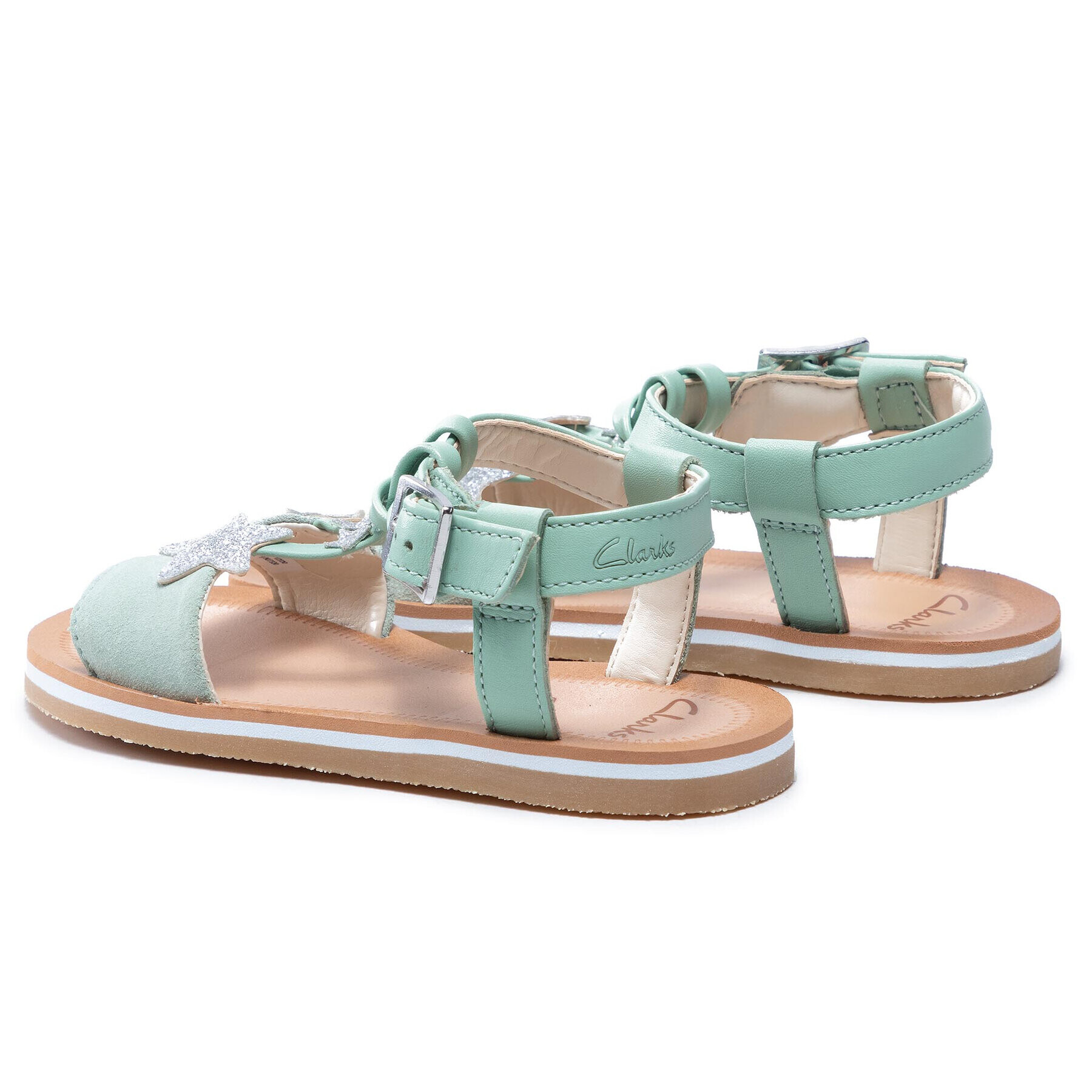 Clarks Sandale Finch Summer K 261576426 Verde - Pled.ro