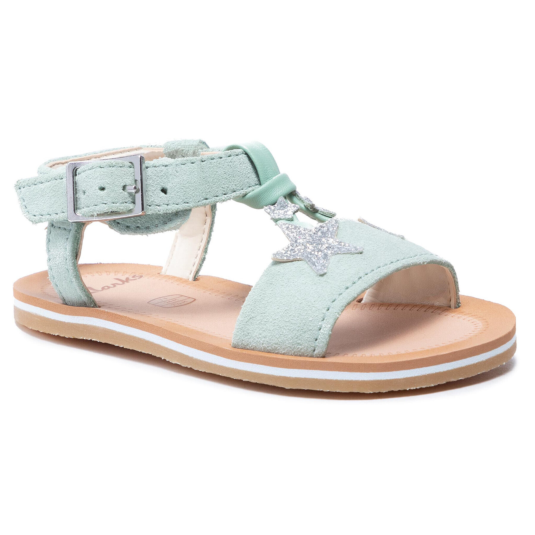 Clarks Sandale Finch Summer T 261576236 Verde - Pled.ro