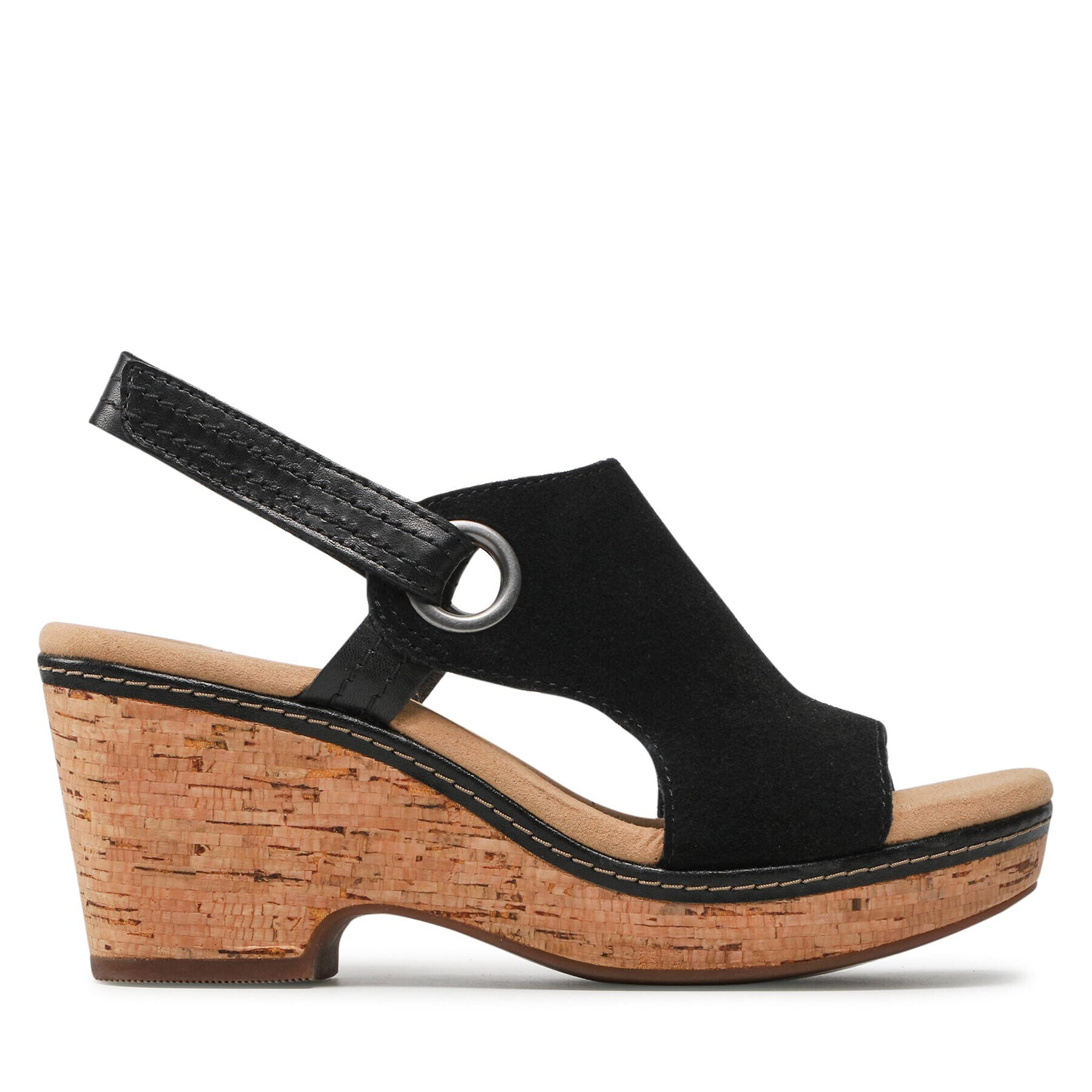 Clarks Sandale Giselle Sea 261647894 Negru - Pled.ro