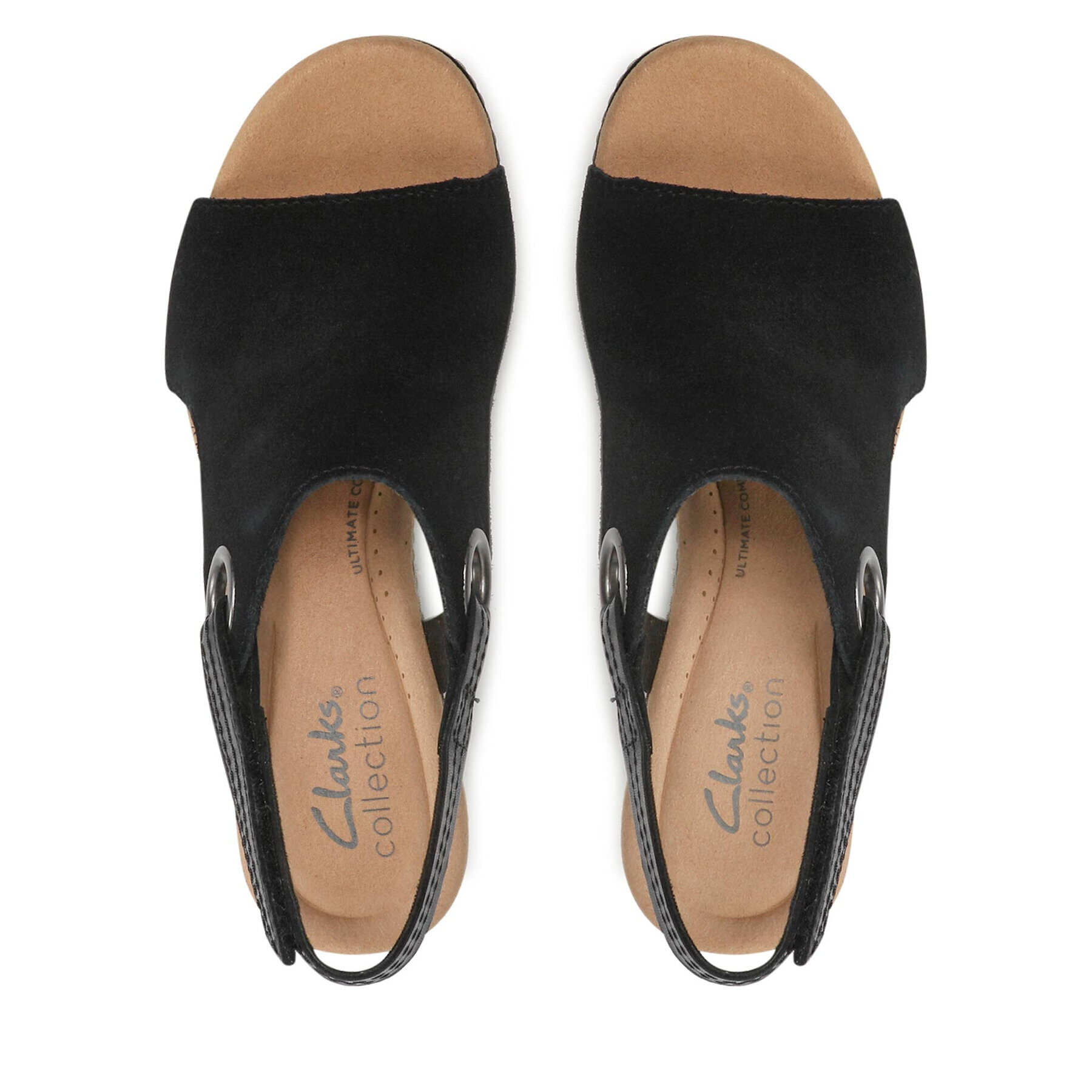 Clarks Sandale Giselle Sea 261647894 Negru - Pled.ro