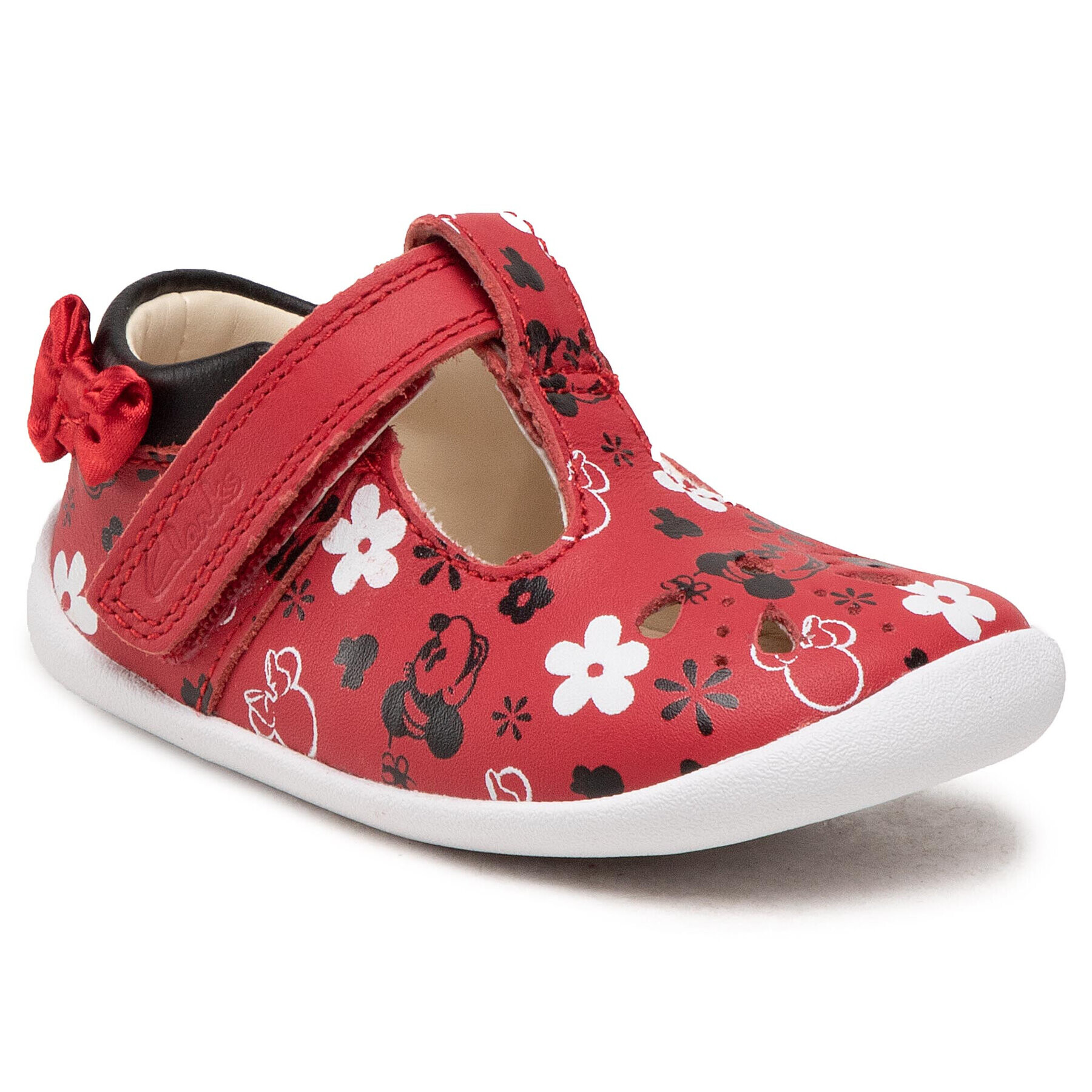 Clarks Sandale Roamer Bow T 261534827 Roșu - Pled.ro