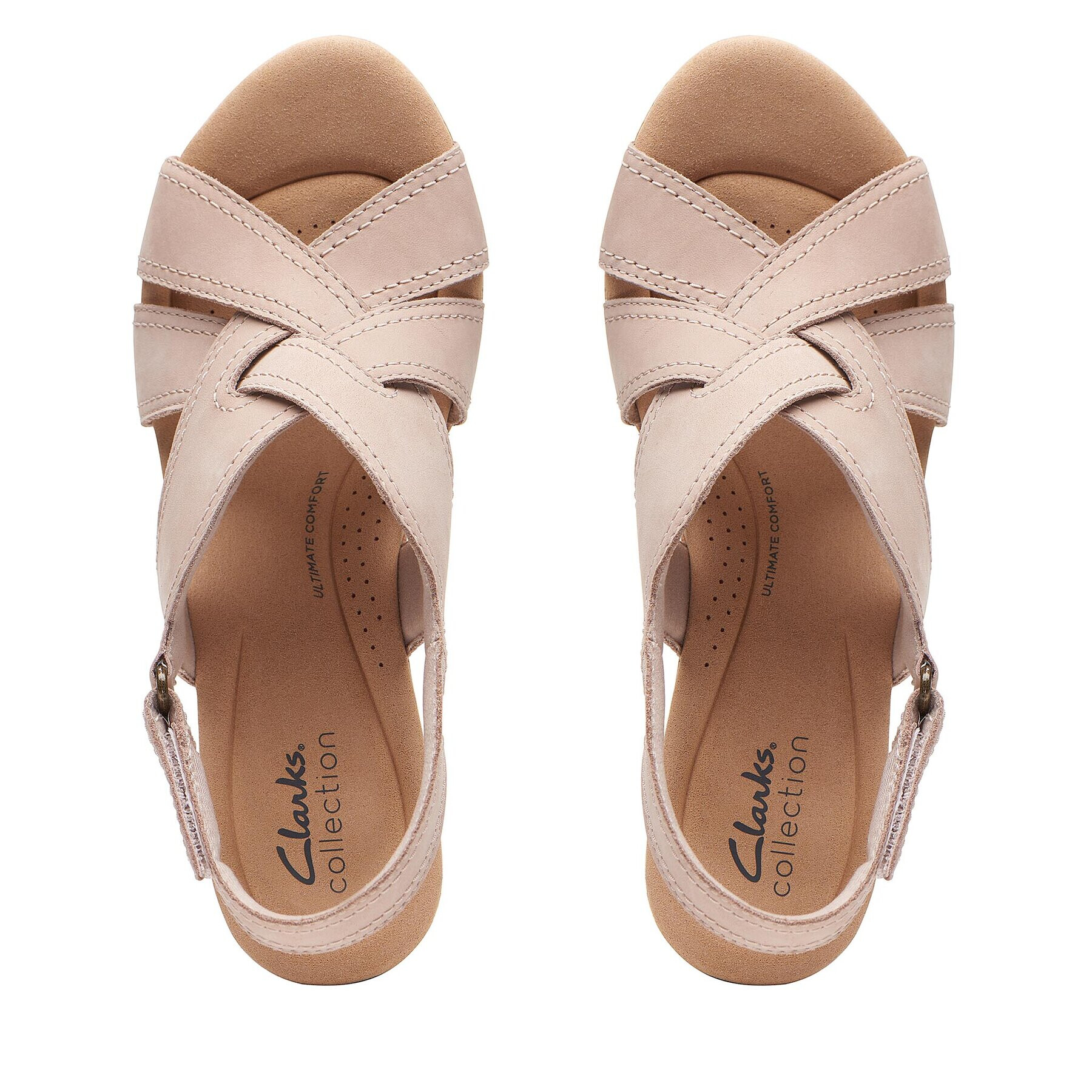 Clarks Sandale Rose Erin 26171308 Bej - Pled.ro