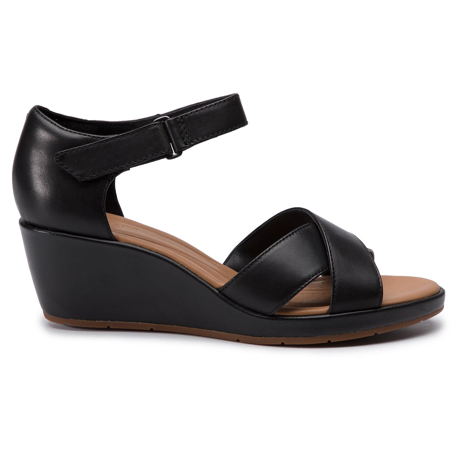 Clarks Sandale Un Plaza Cross 261423094 Negru - Pled.ro