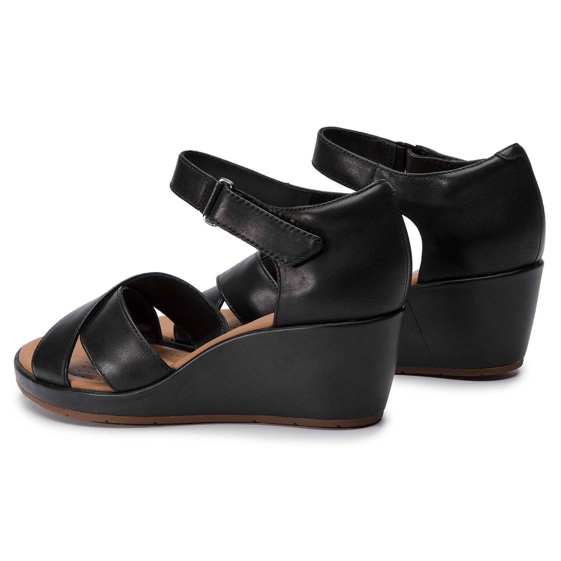 Clarks Sandale Un Plaza Cross 261423094 Negru - Pled.ro