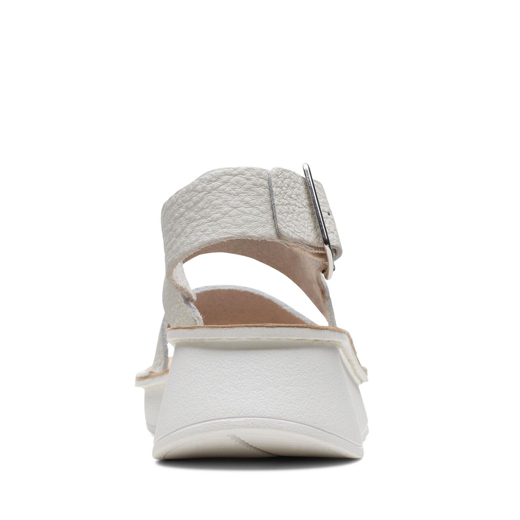 Clarks Sandale Velhill Strap Alb - Pled.ro