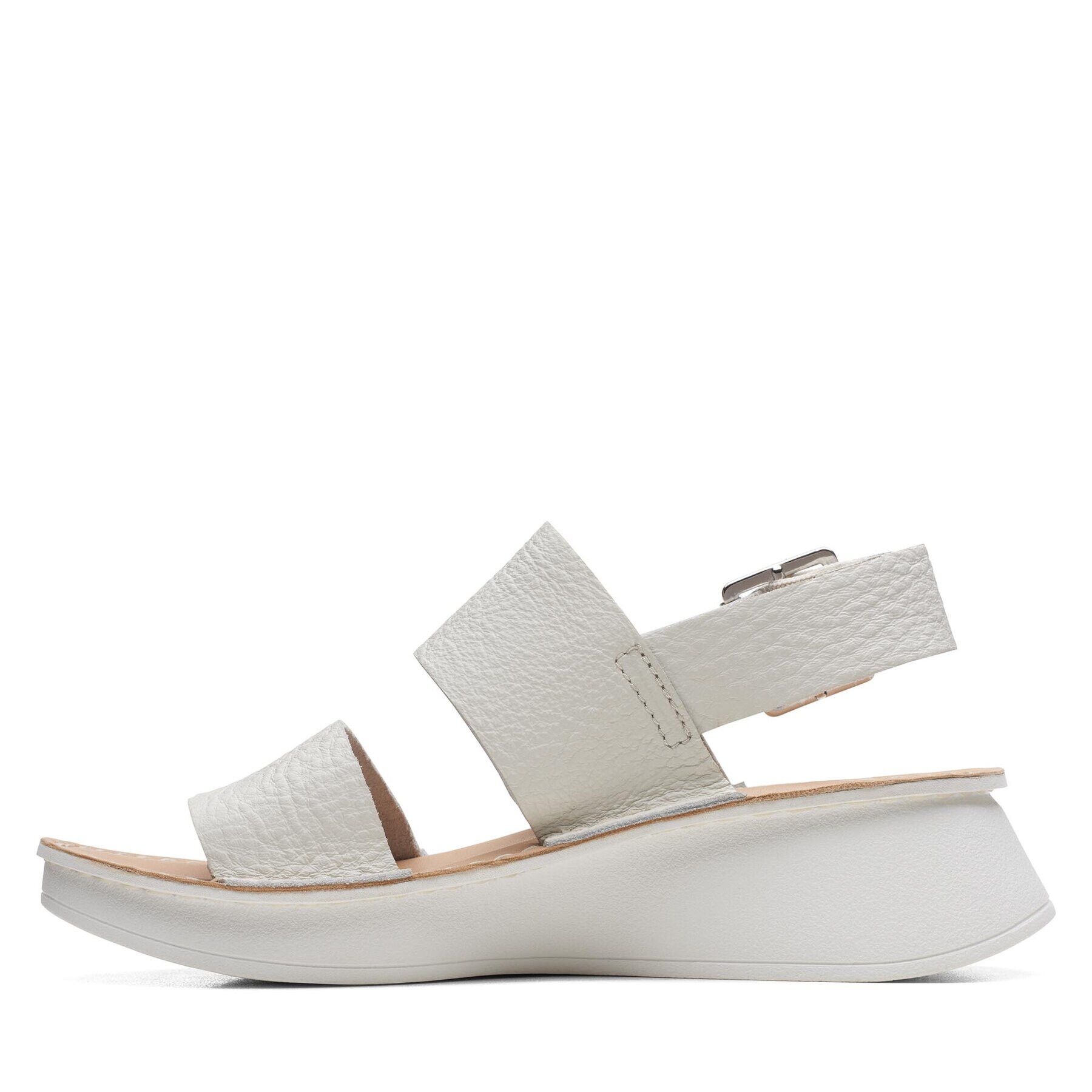 Clarks Sandale Velhill Strap Alb - Pled.ro