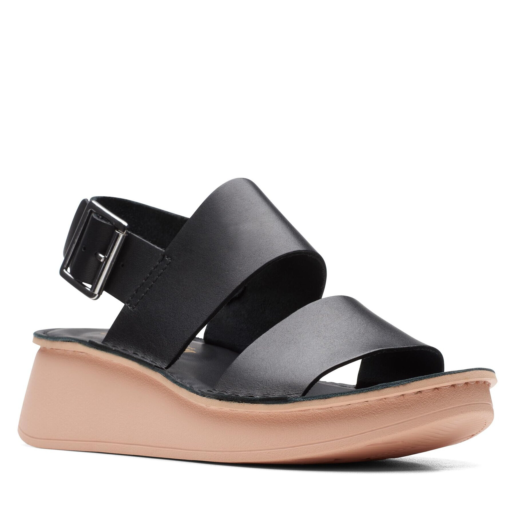 Clarks Sandale Velhill Strap Negru - Pled.ro