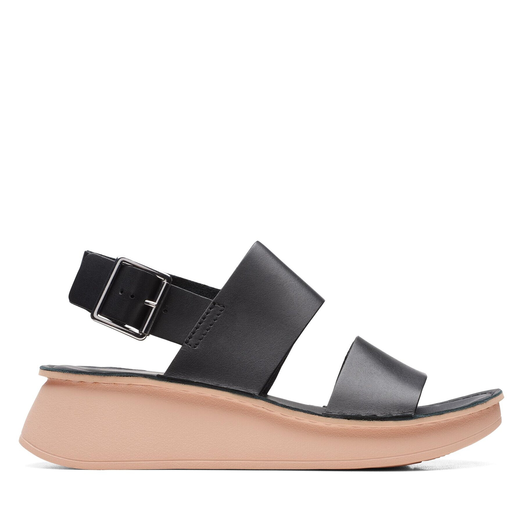 Clarks Sandale Velhill Strap Negru - Pled.ro