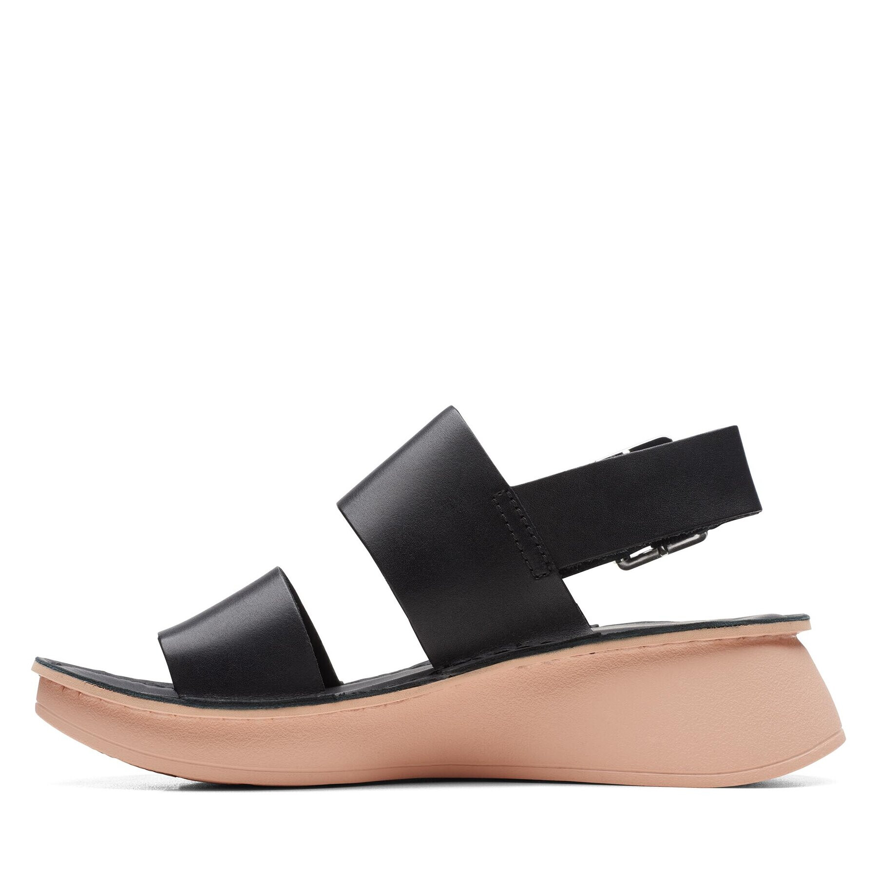 Clarks Sandale Velhill Strap Negru - Pled.ro