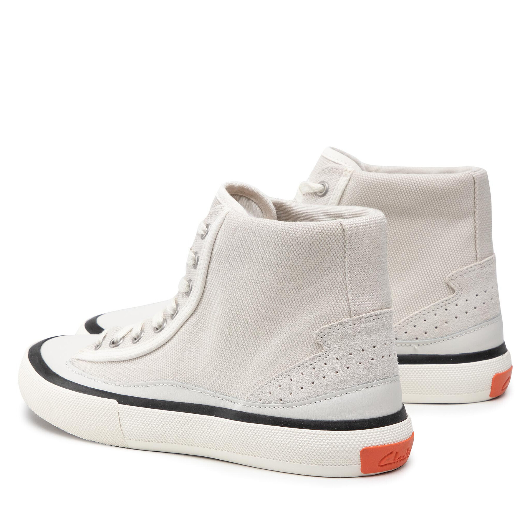 Clarks Sneakers Aceley Hi 261584384 Alb - Pled.ro