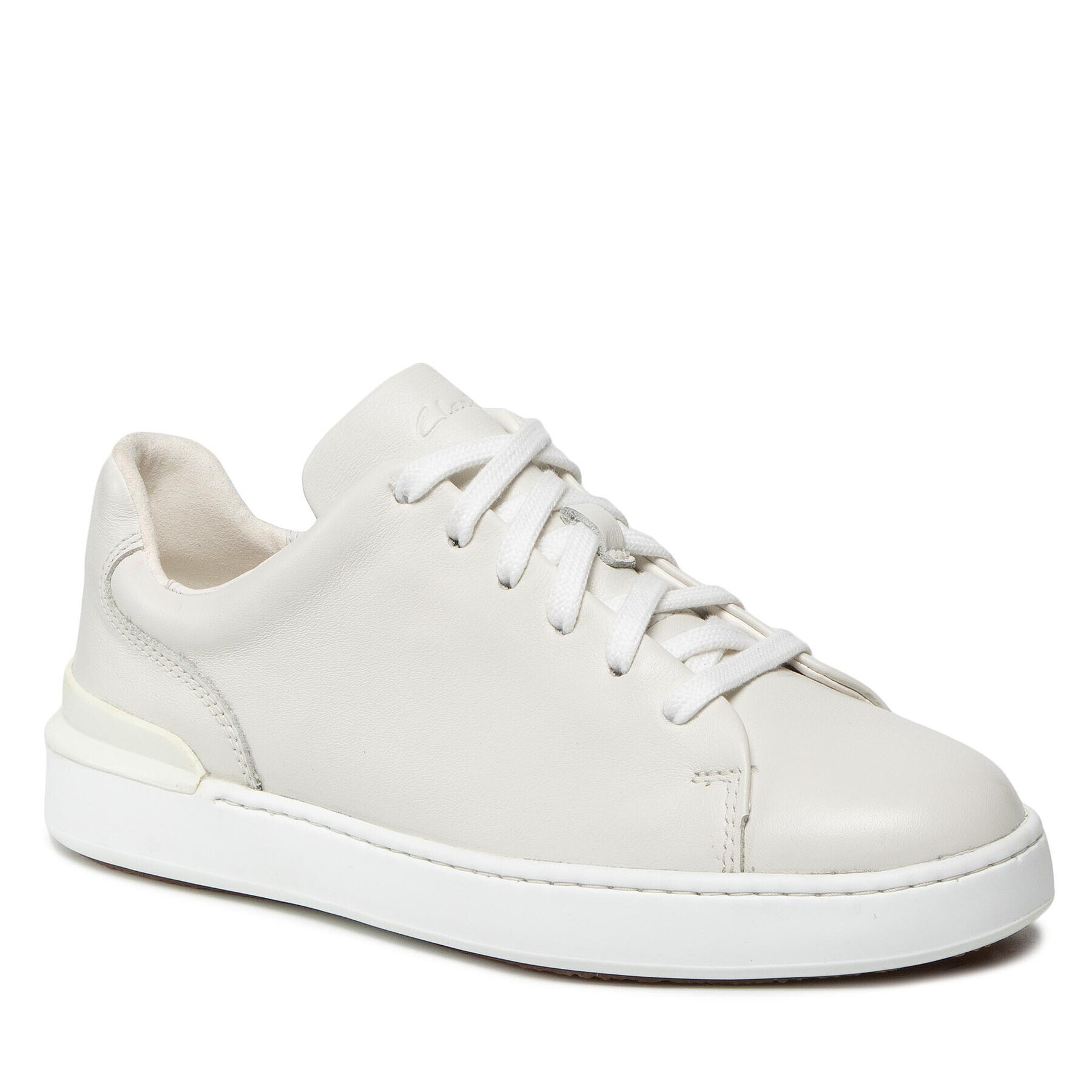 Clarks Sneakers CourtLite Lace 261638857 Alb - Pled.ro