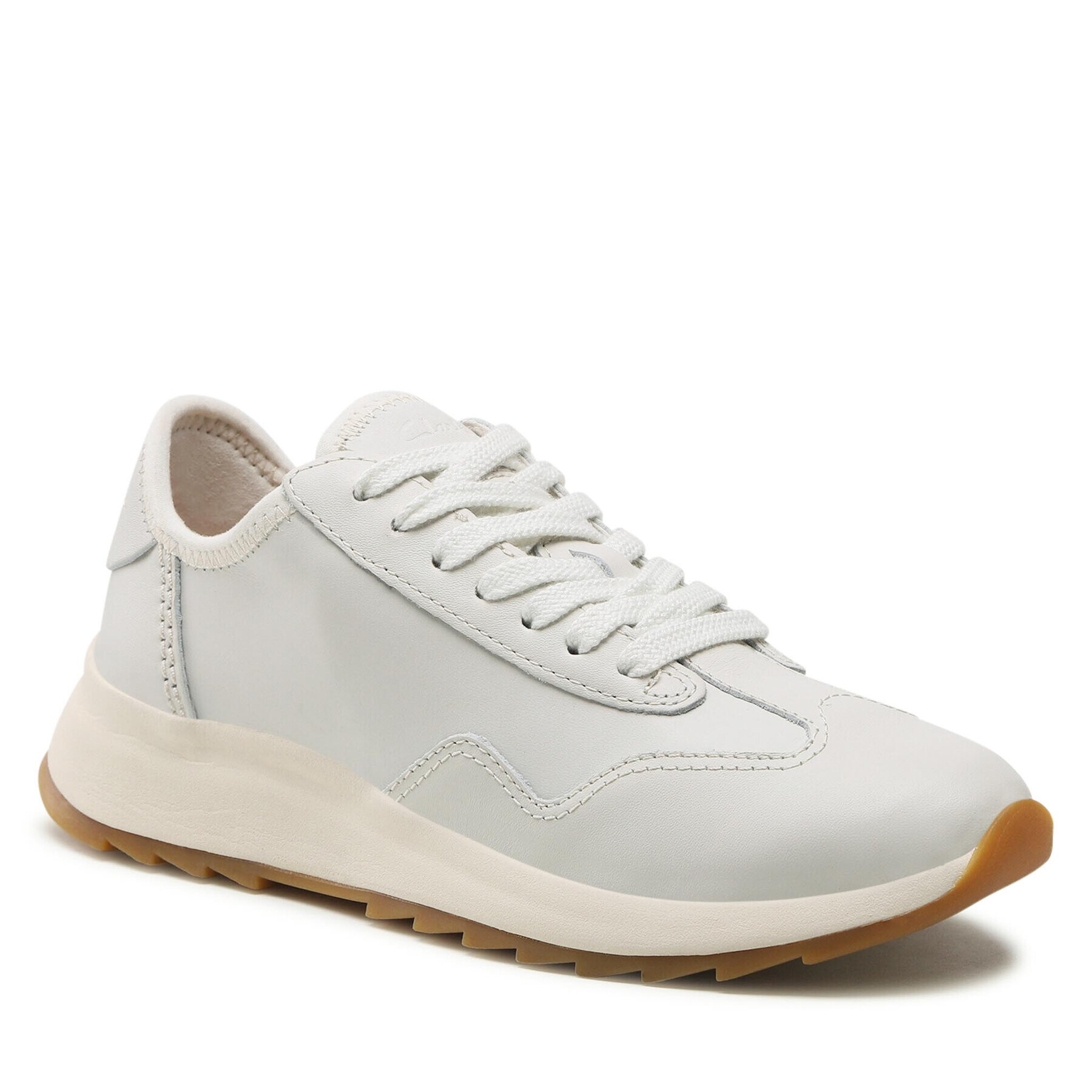 Clarks Sneakers DashLite Lo 261677824 Alb - Pled.ro