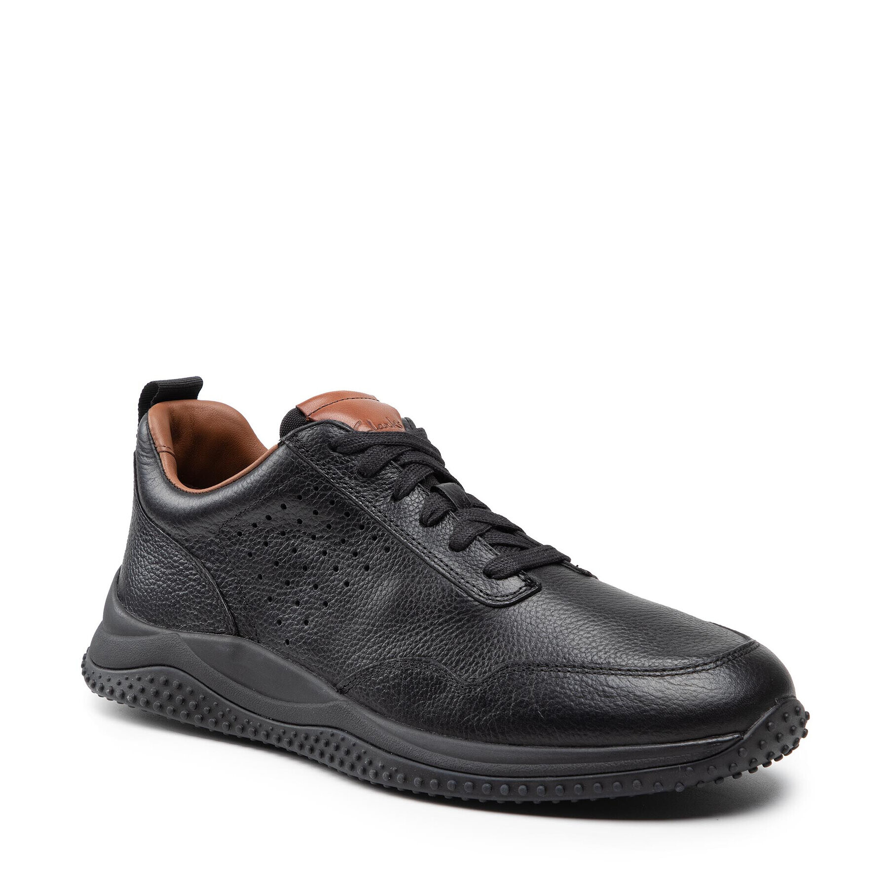 Clarks Sneakers Puxton Lace 261578377 Negru - Pled.ro