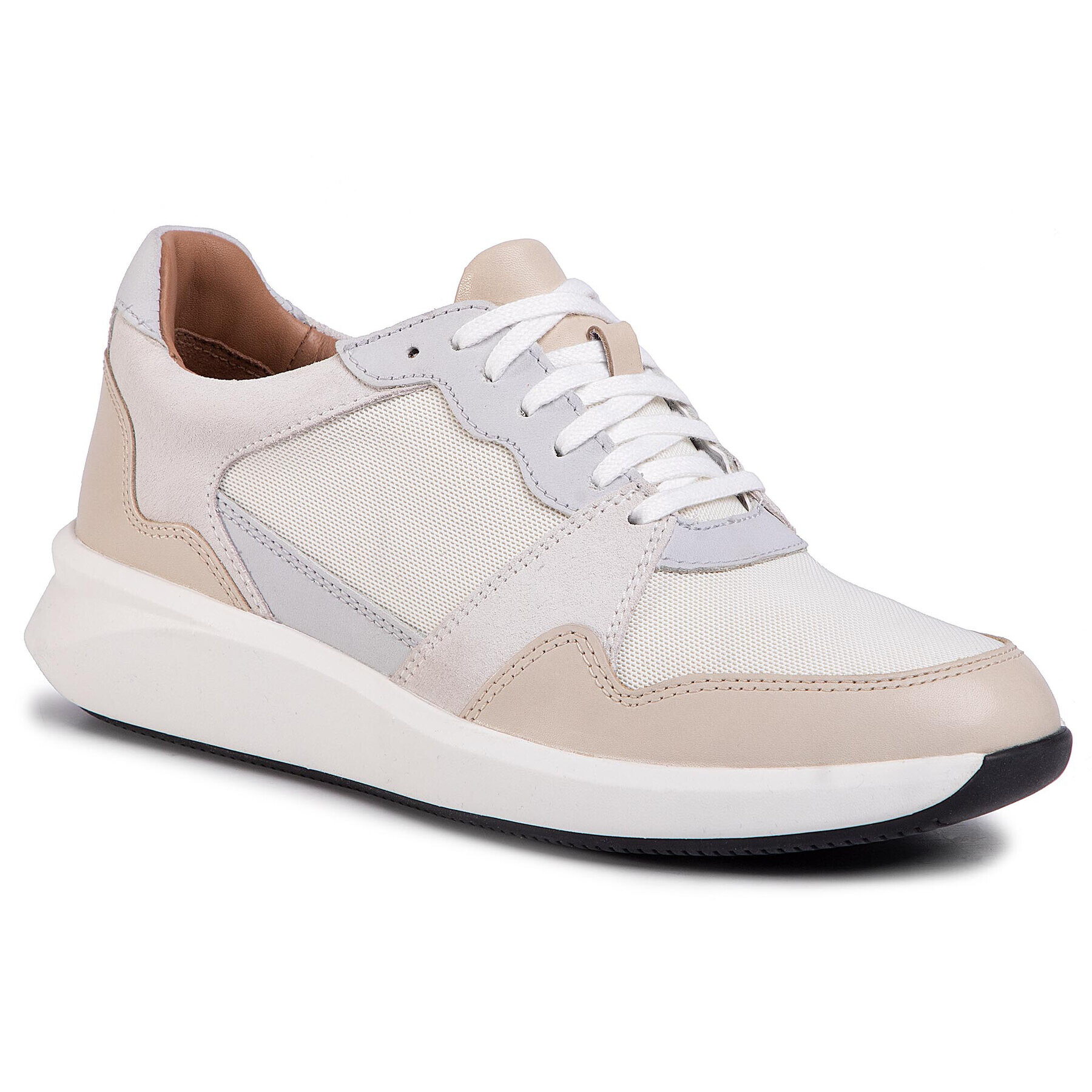 Clarks Sneakers Un Rio Run 261505234 Alb - Pled.ro