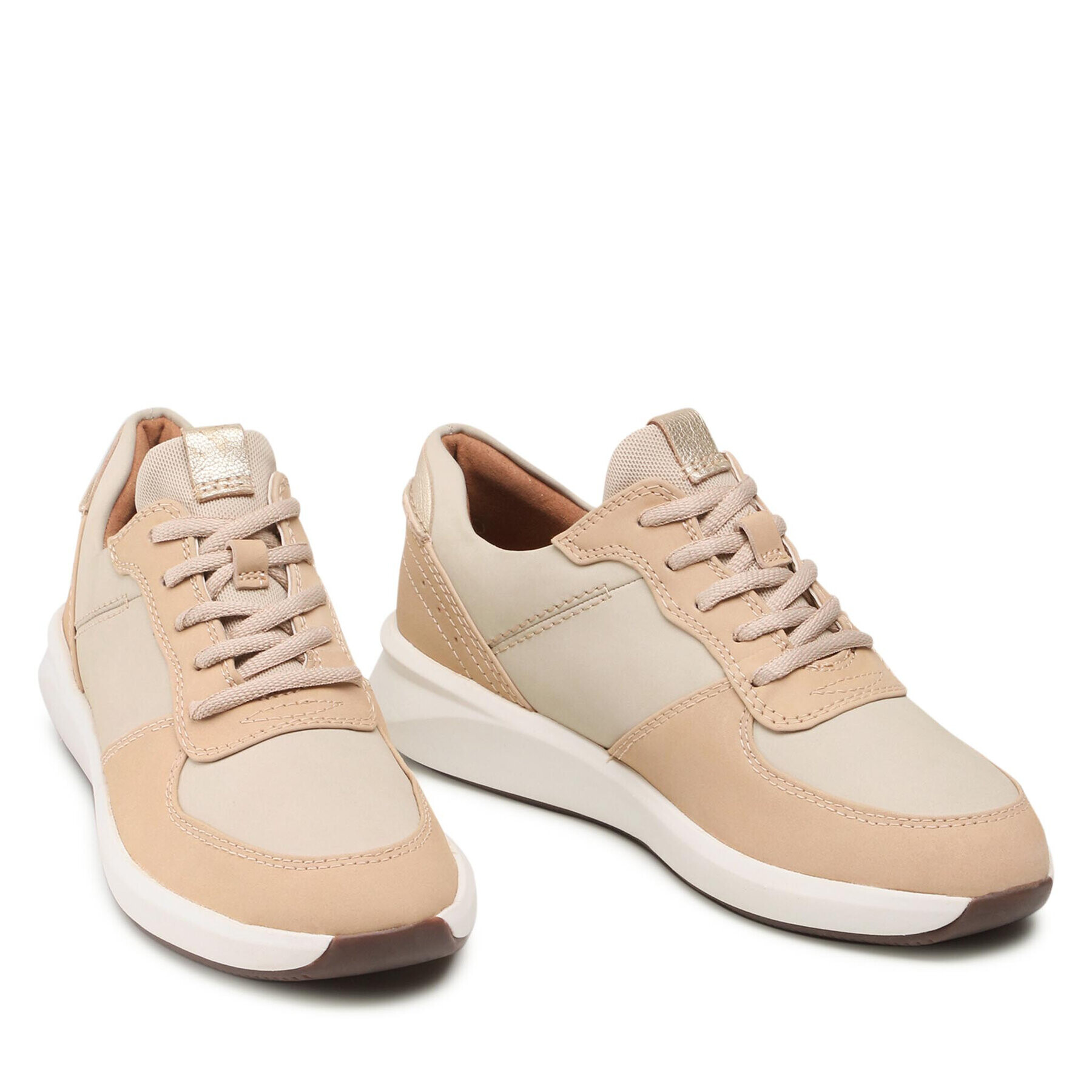 Clarks Sneakers Un Rio Sprint 261643254 Bej - Pled.ro